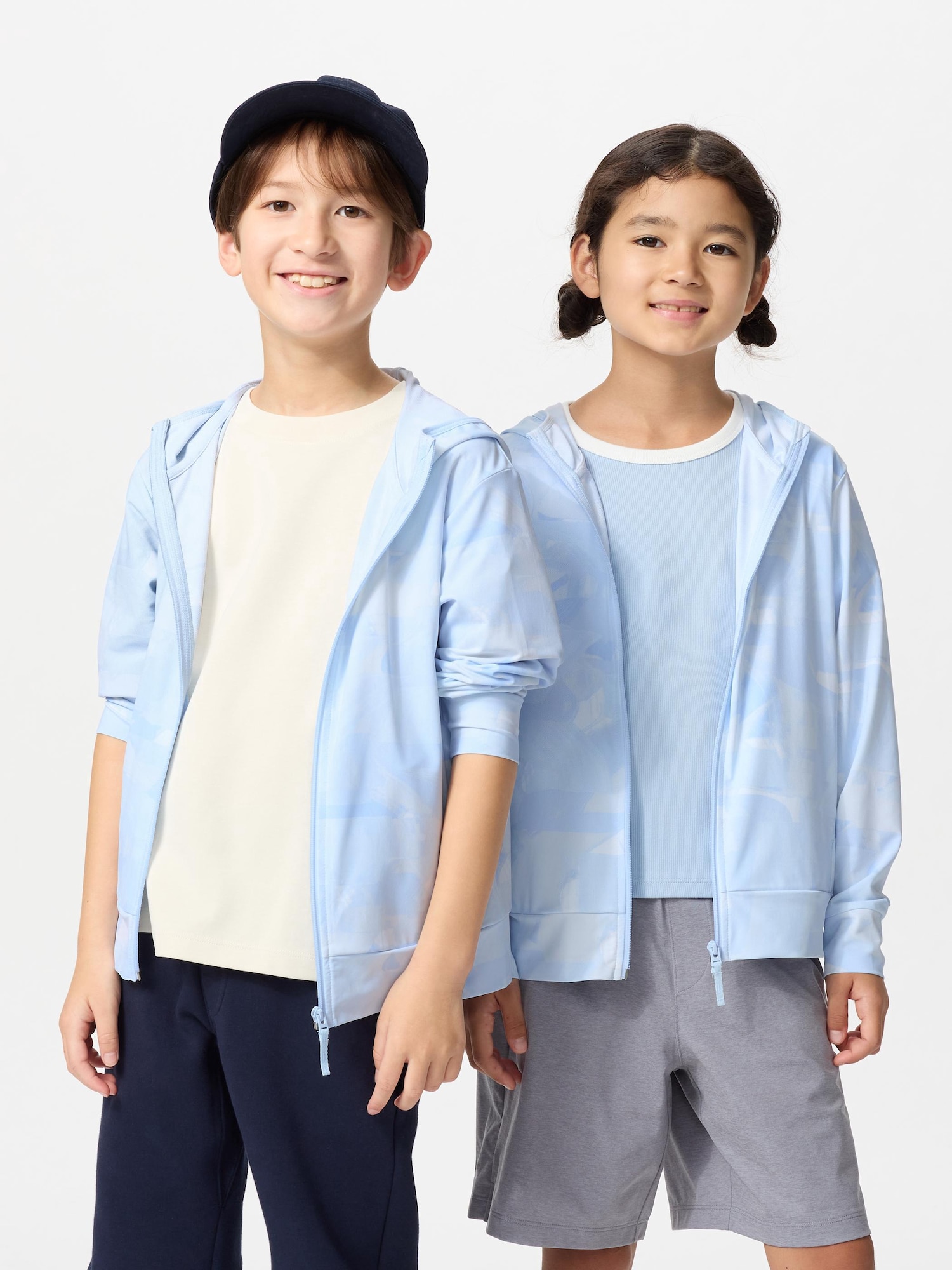 KIDS AIRism UV Protection Full Zip Hoodie
