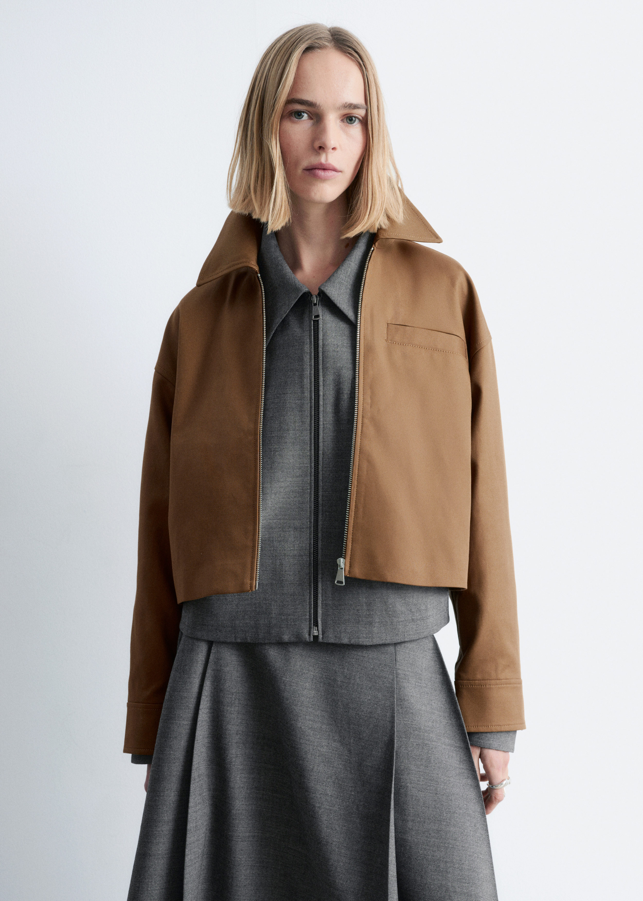 & Other Stories SHORT TWILL JACKET