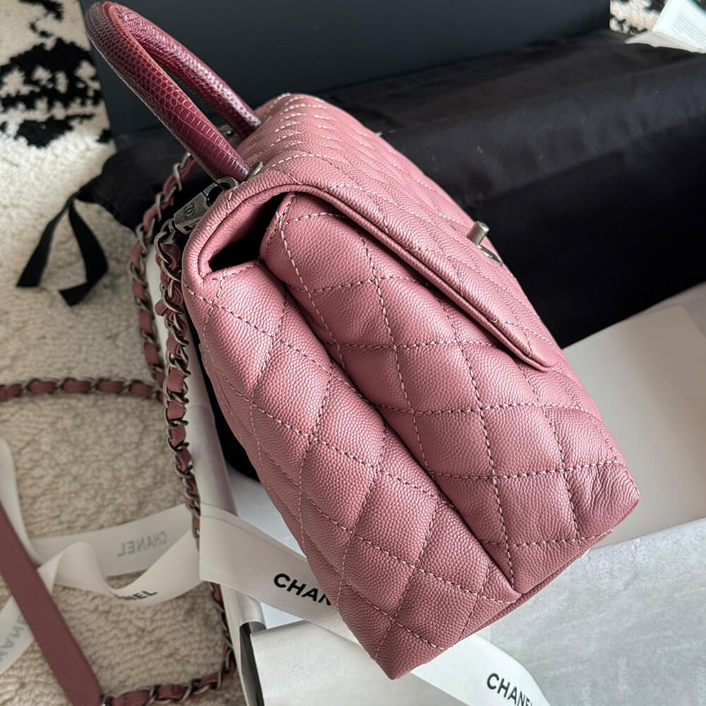 CHANEL Large Flap Bag With Top Handle(high-end grade) - Top Club