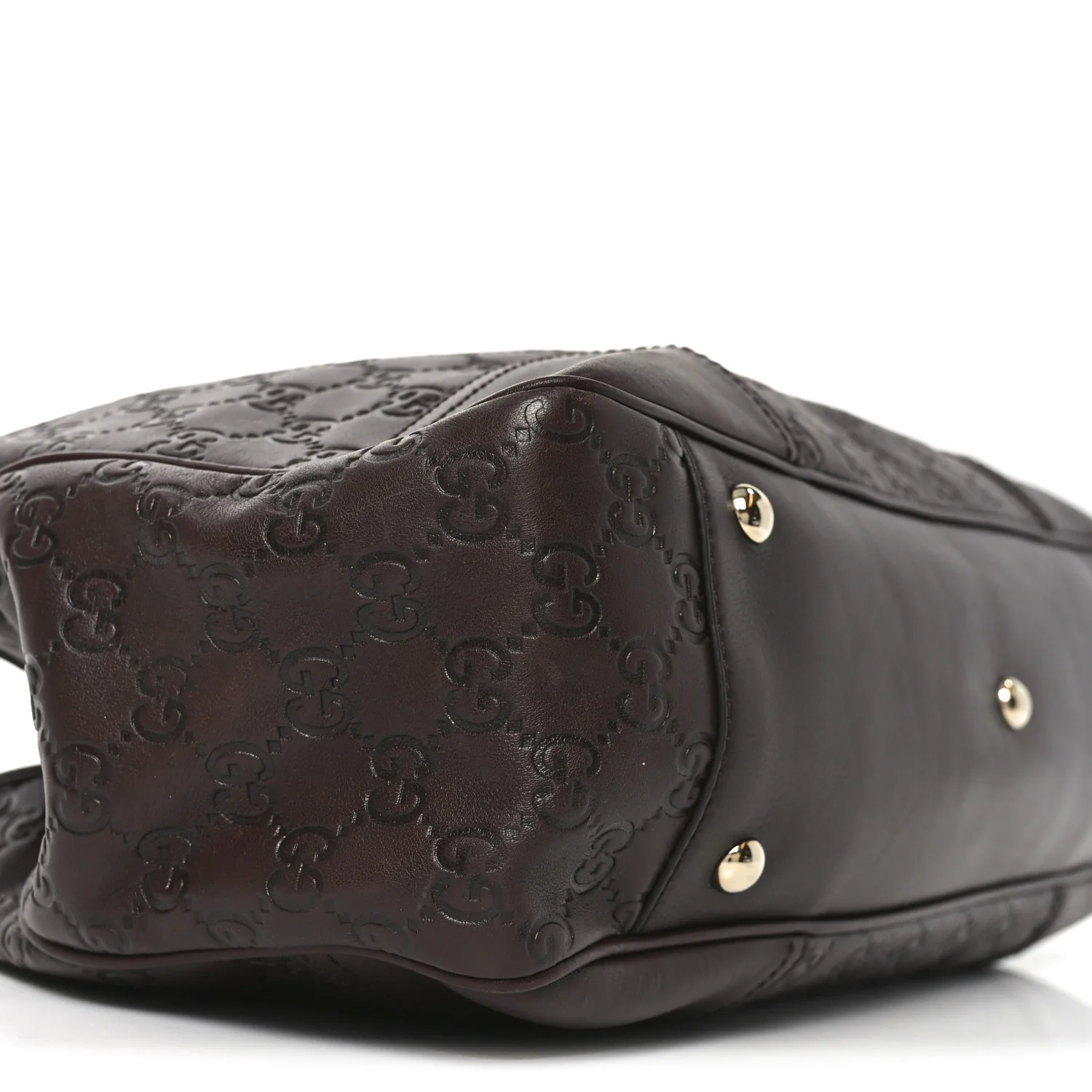 Guccissima Medium Princy Tote Dark Brown - Top Club