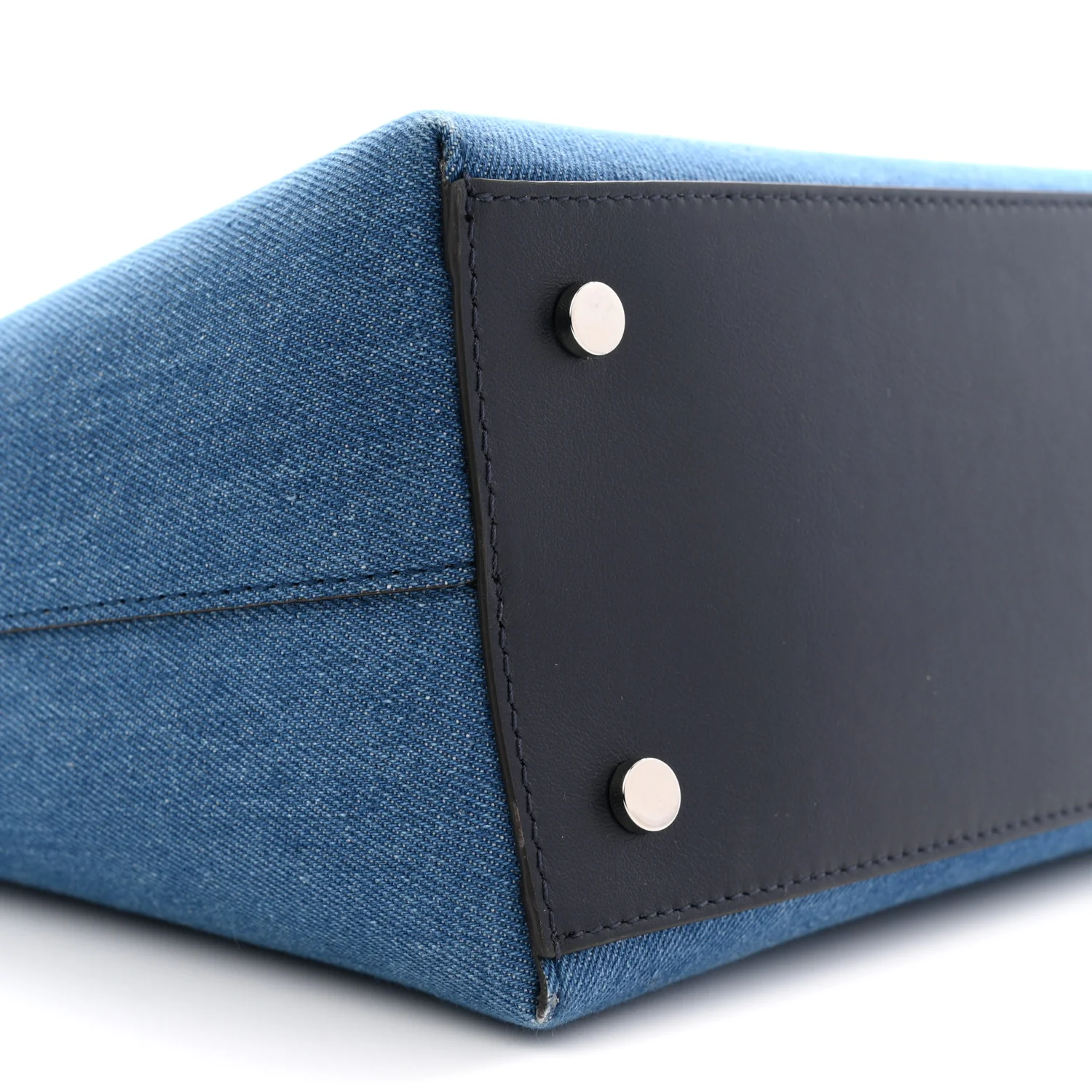 Canvas Embroidered Logo Tote Denim Milk - Top Club