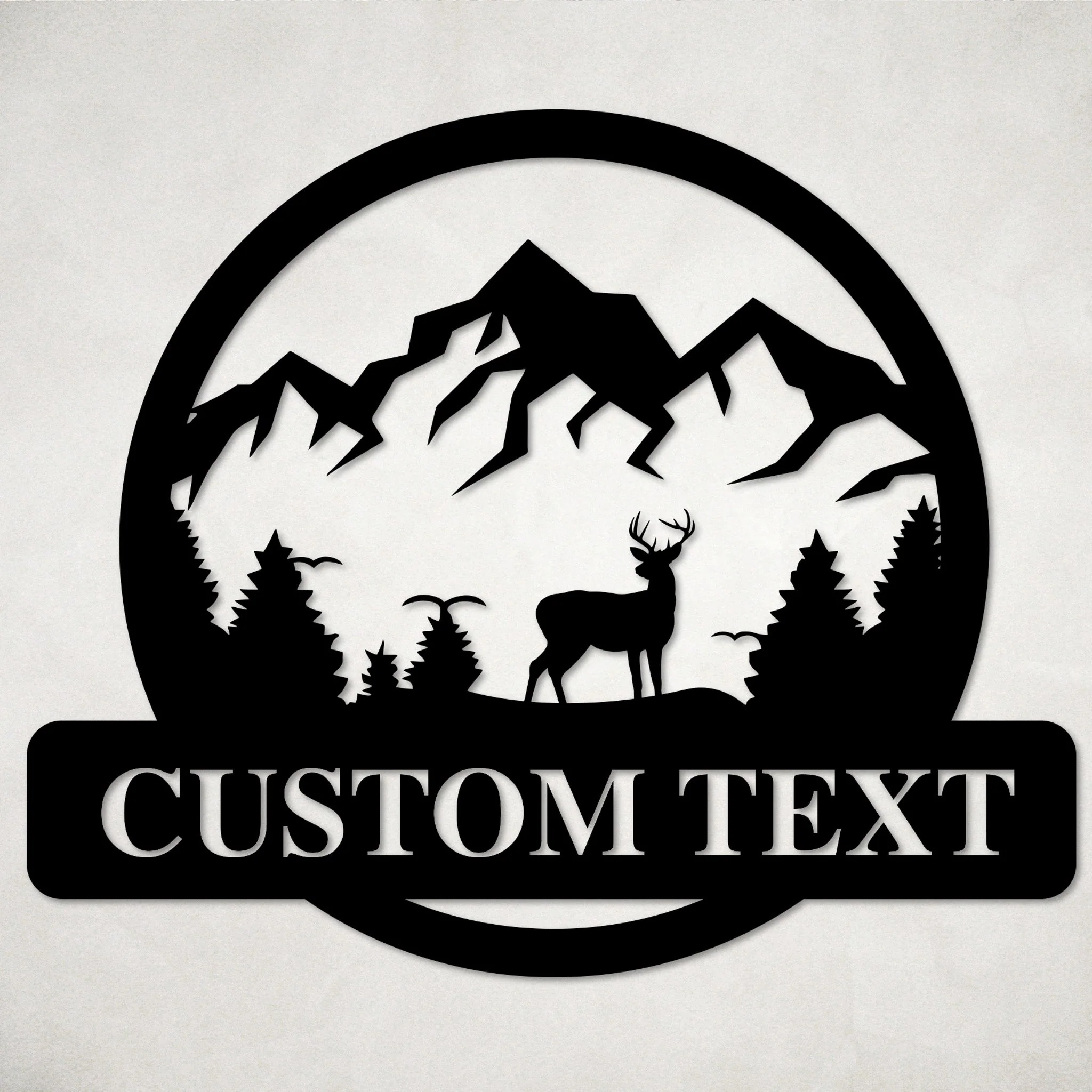 Custom Outdoors Mountain Deer Wall Art - Alvarez Pro Painting LLC