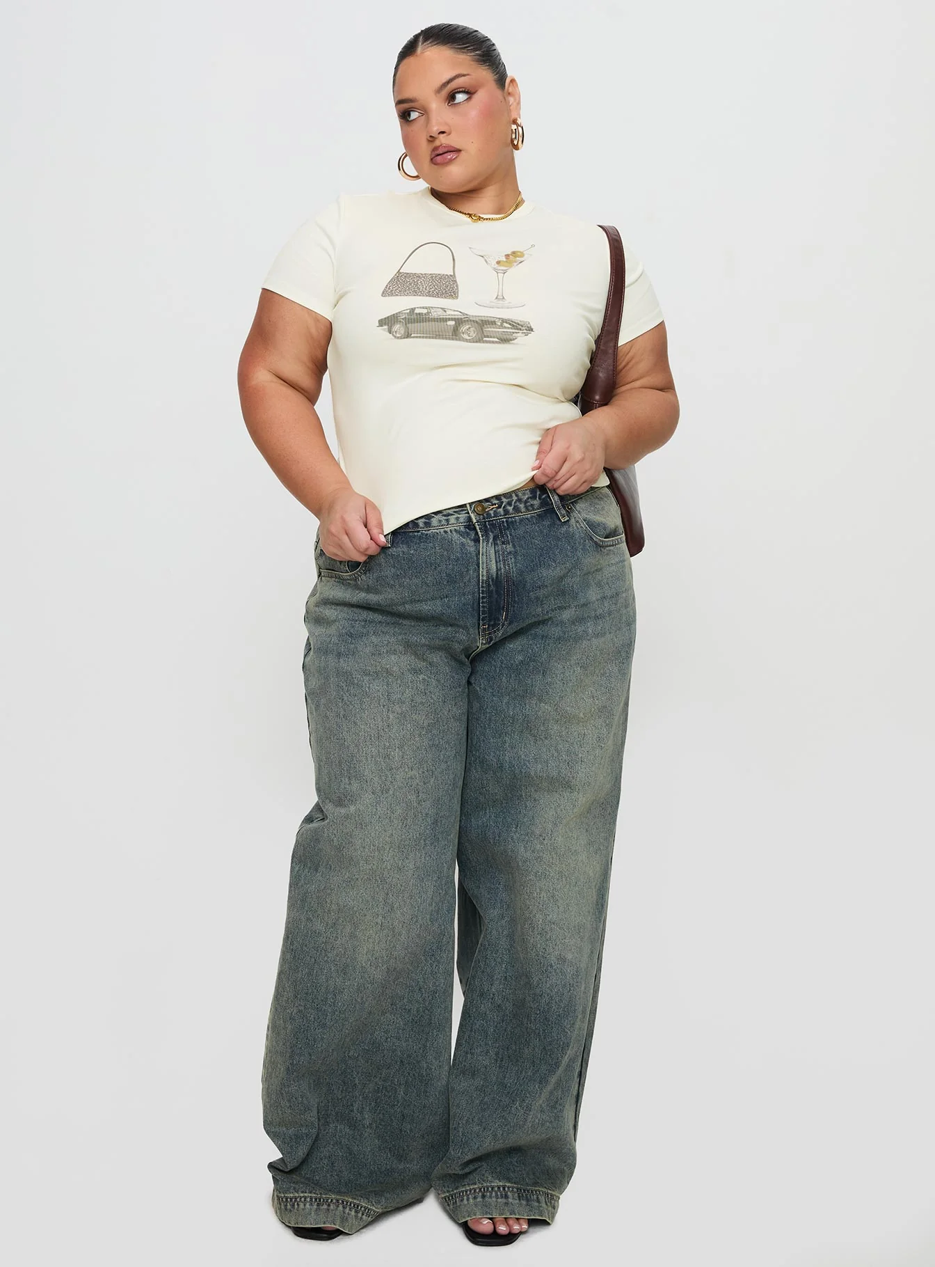 Marseille Manners Graphic Top Cream