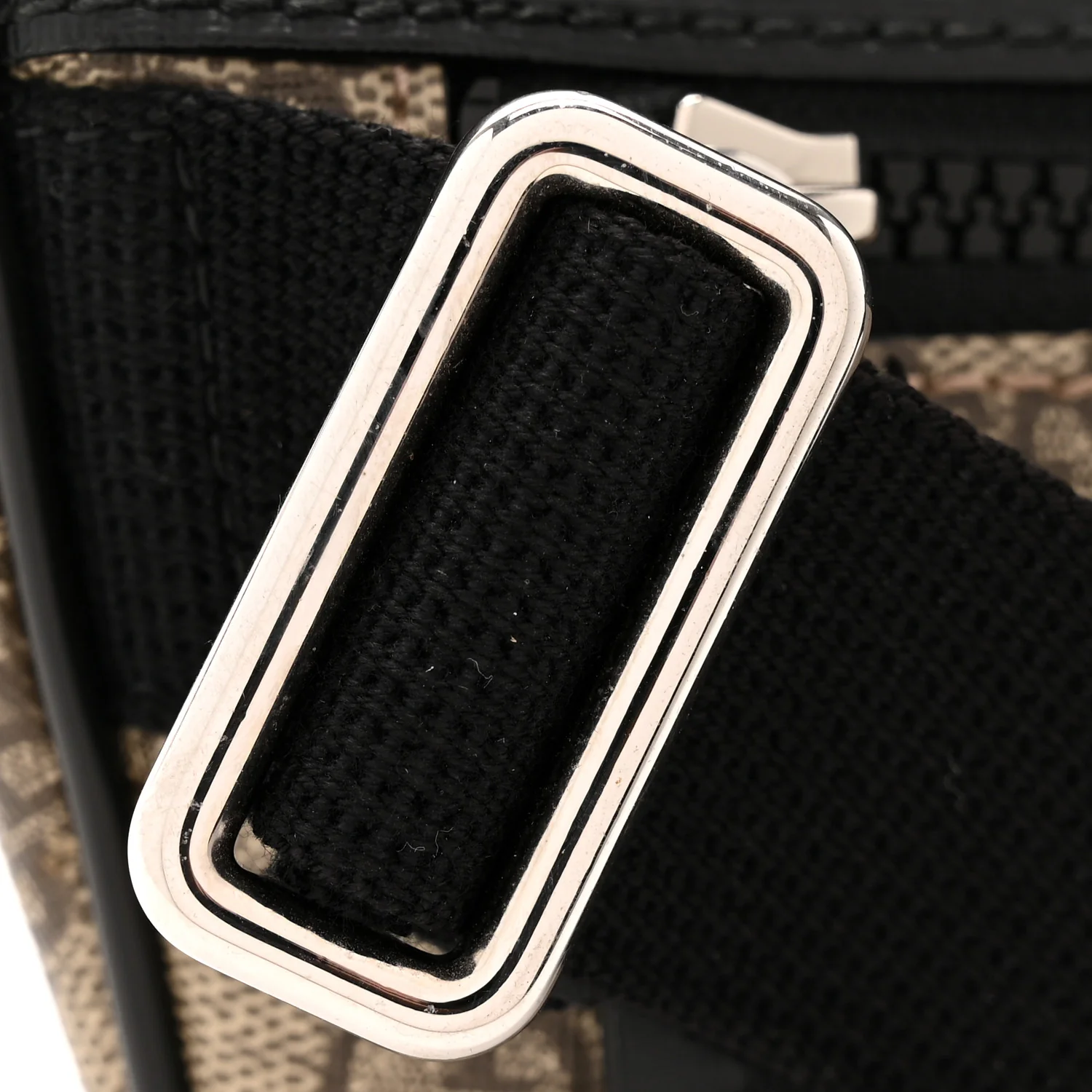 GG Supreme Monogram Belt Bag Black - Top Club