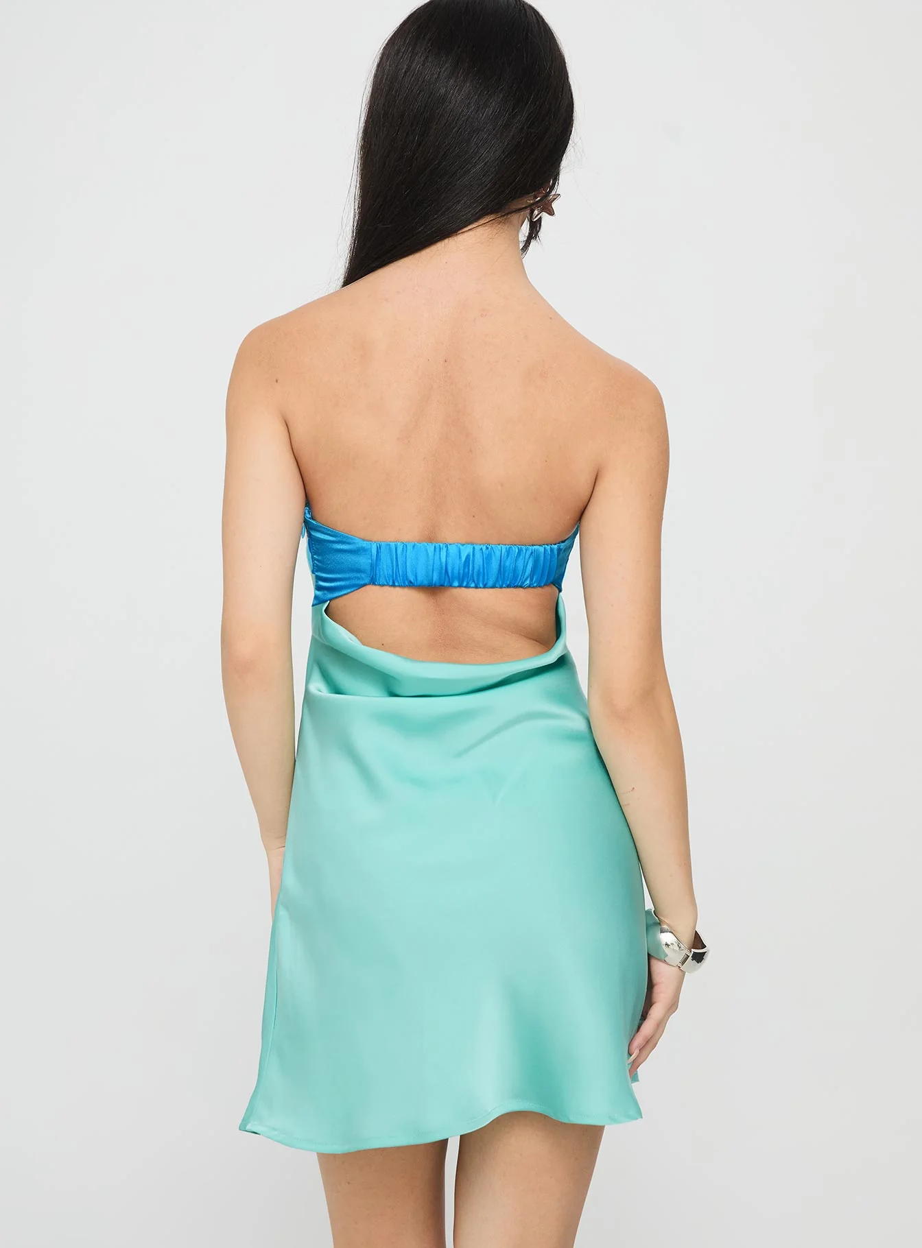 Phillipa Mini Dress Aqua