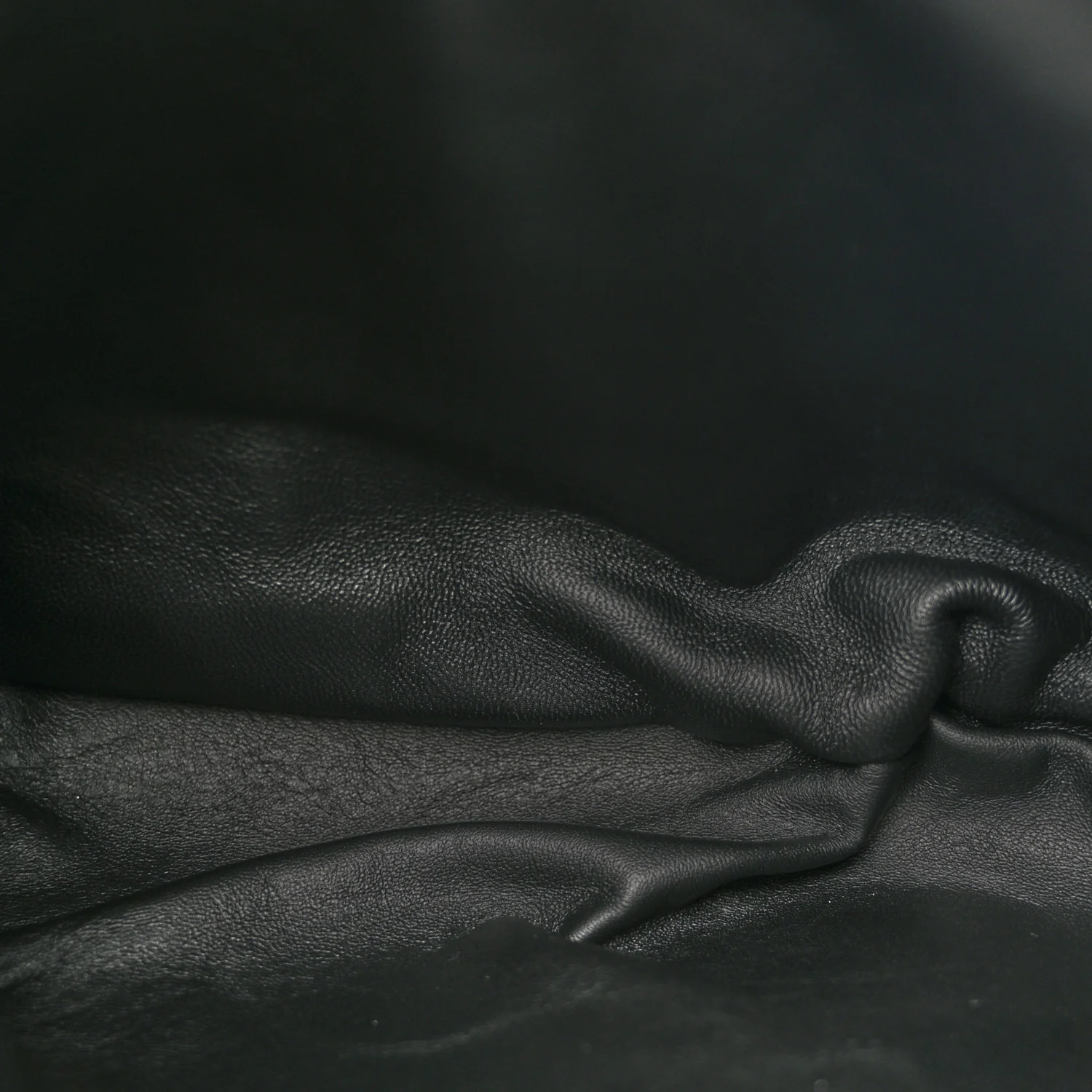 Glossy Calfskin Eelskin Embossed Medium Olivia Hobo Black - Top Club