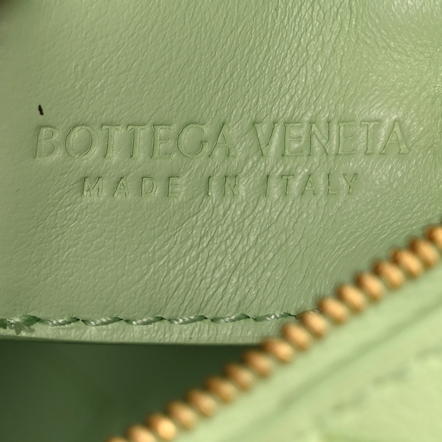 Nappa Intrecciato Mini Loop Camera Bag Fennel - Top Club
