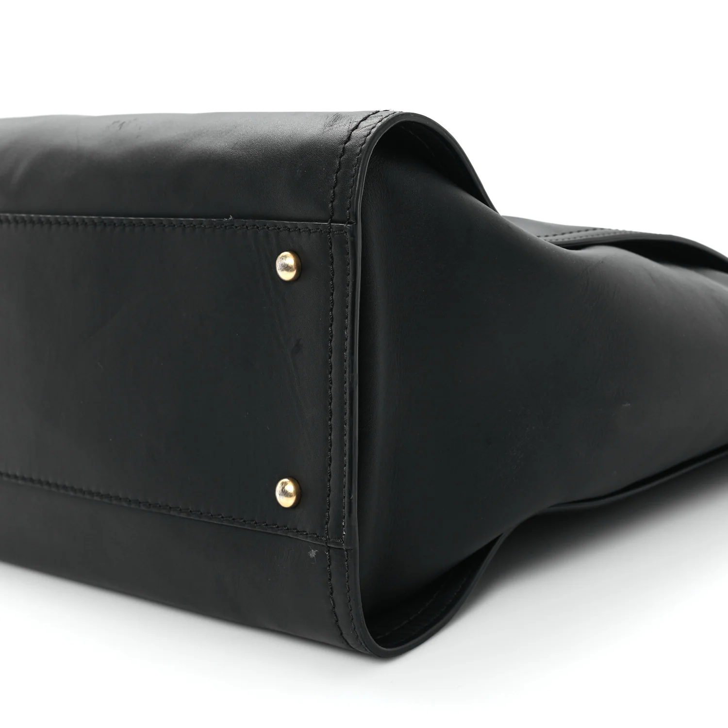 Calfskin Medium Deauville Tote Black - Top Club