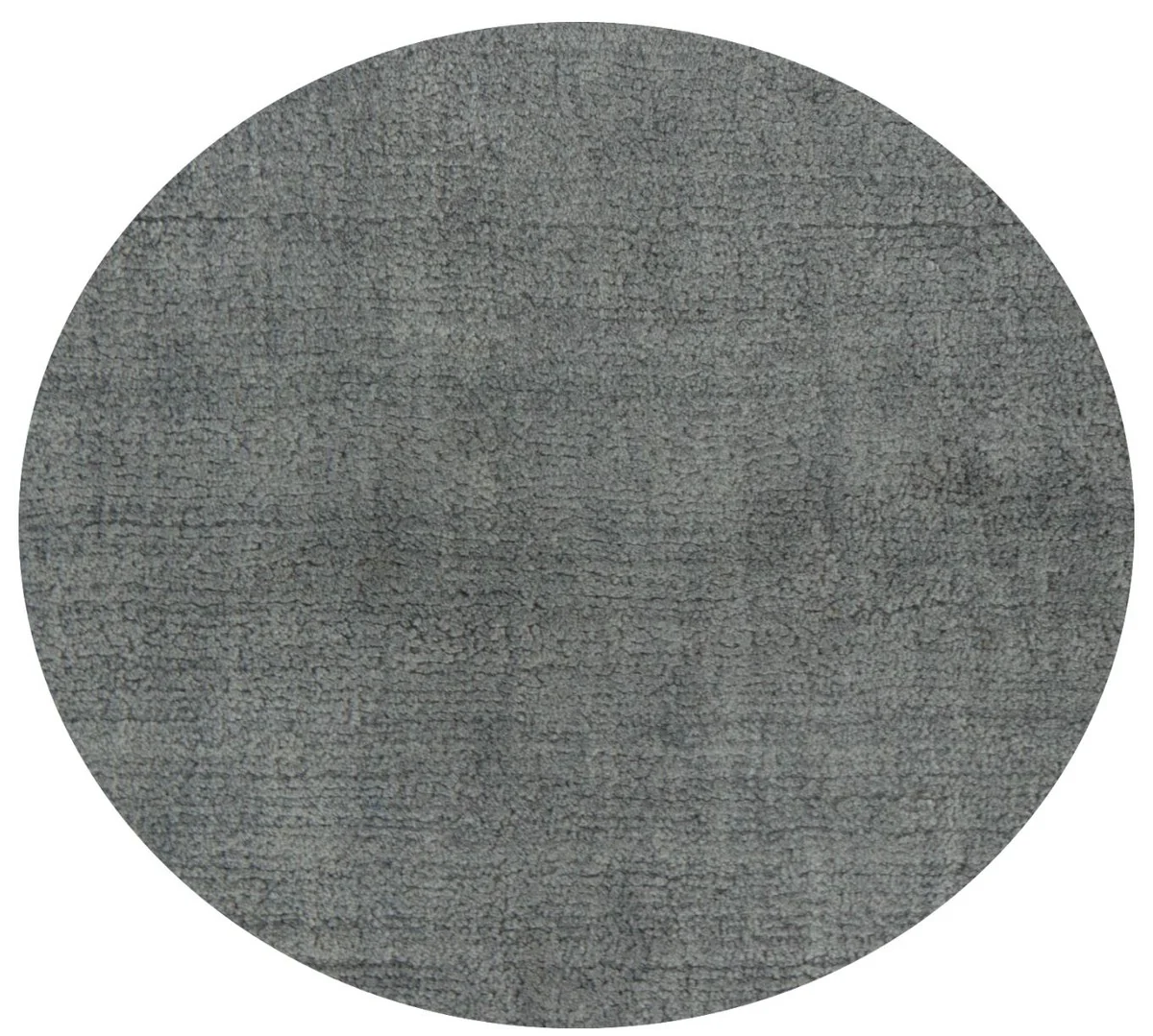 Luxury living room carpet gray Ø 280 cm - round viscose carpet - luxury quality - living room decoration accessories