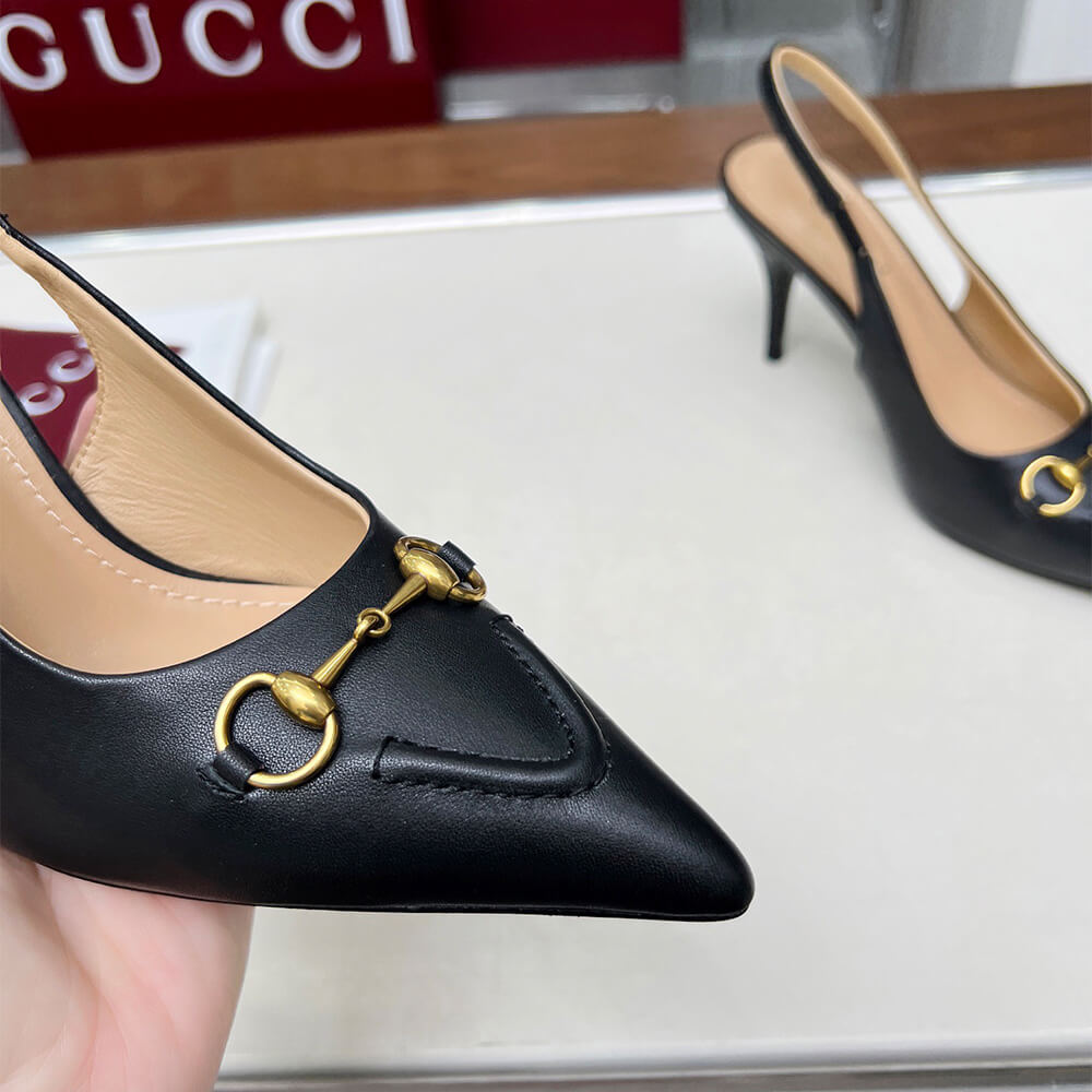 Gucci Women s slingback pump with Horsebit - Top Club