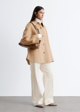 & Other Stories TAPERED WOOL JACKET