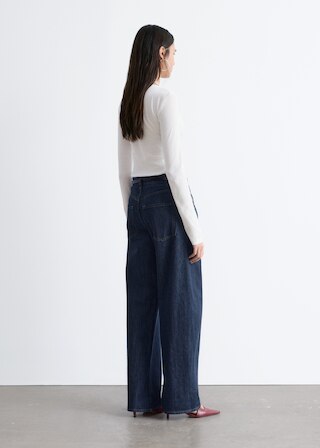 & Other Stories LONG-SLEEVE COTTON TOP