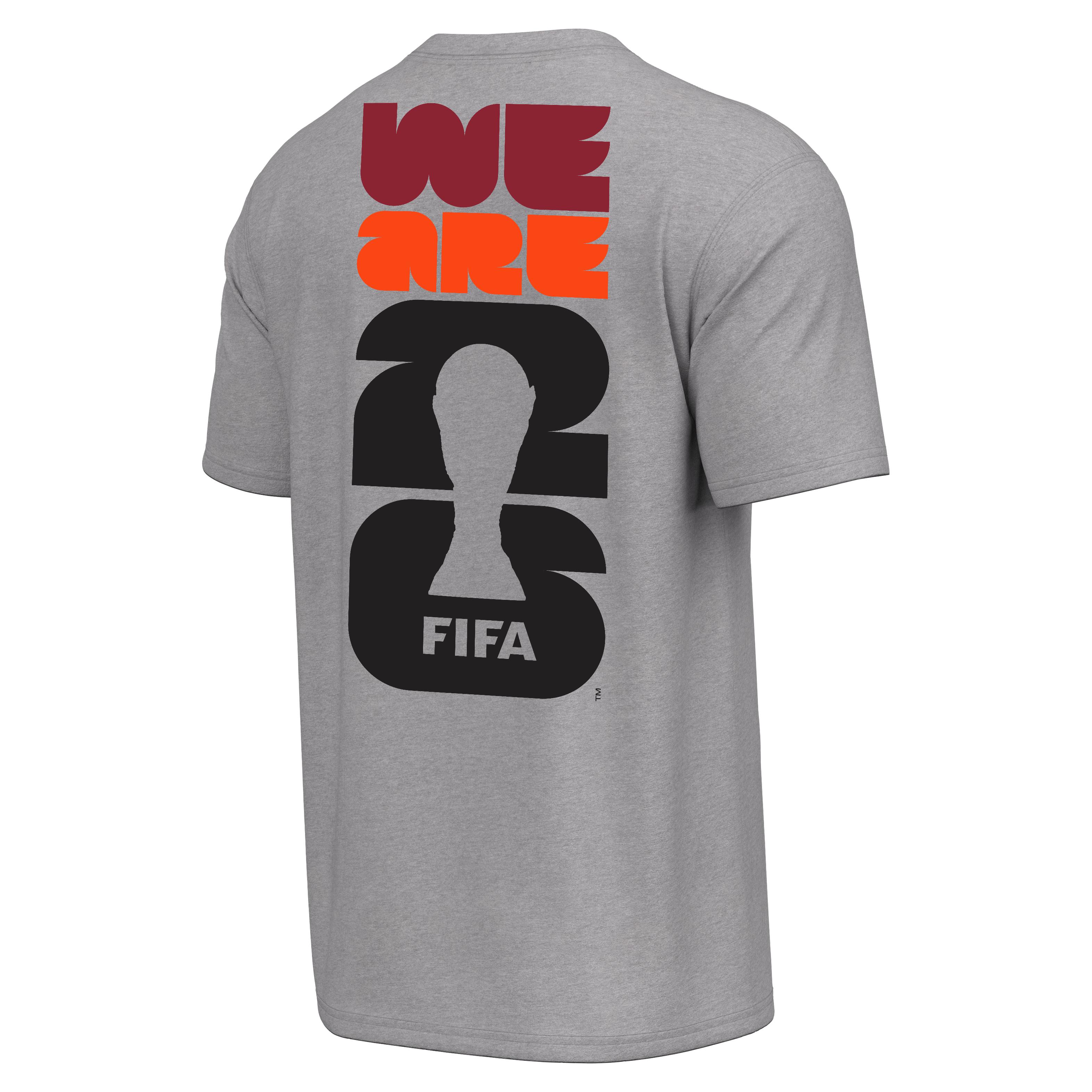 2026 World Cup We Are 26 Bold Grey T-Shirt - Unisex