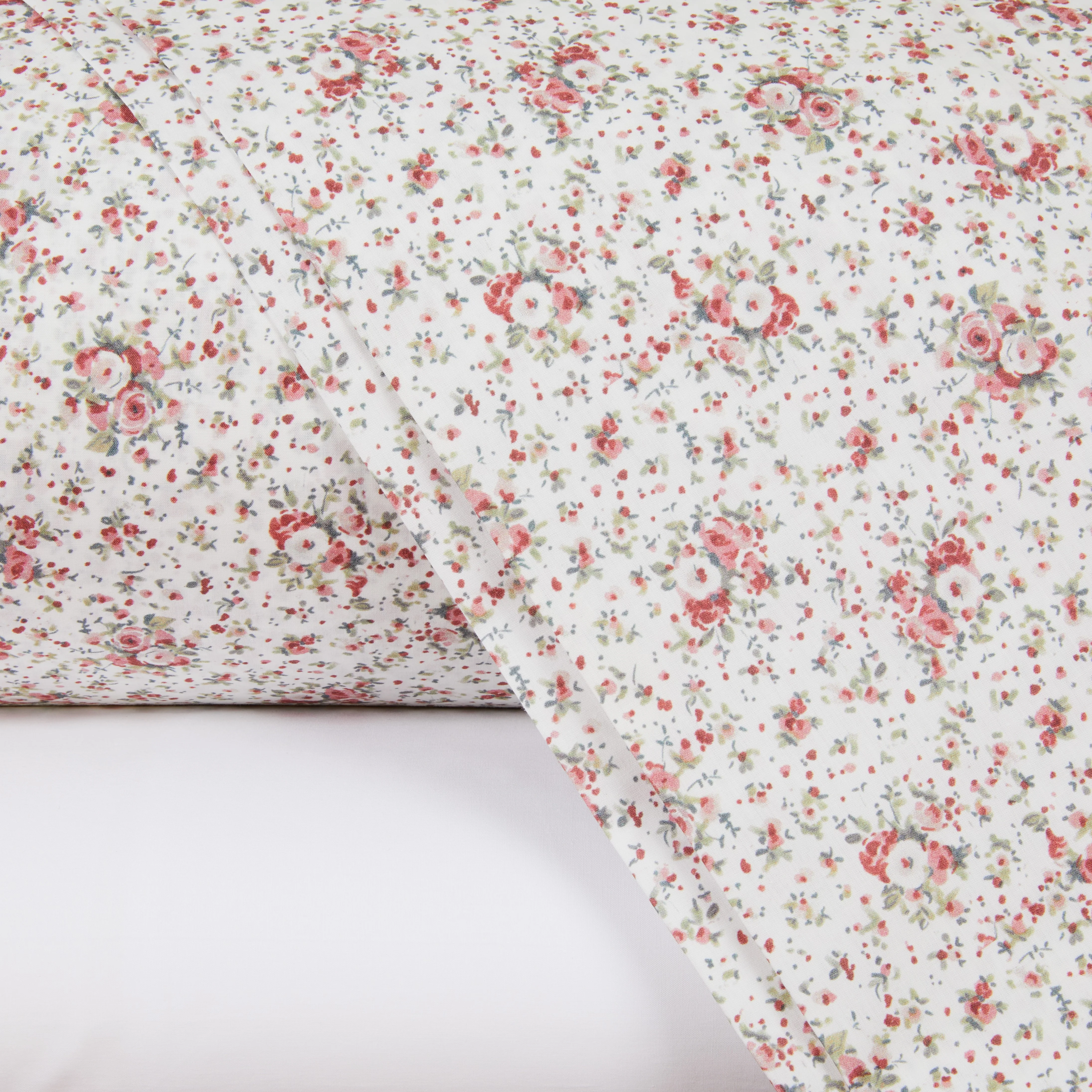 Completo Lenzuola In Percalle Petite-Bouquet Matrimoniale