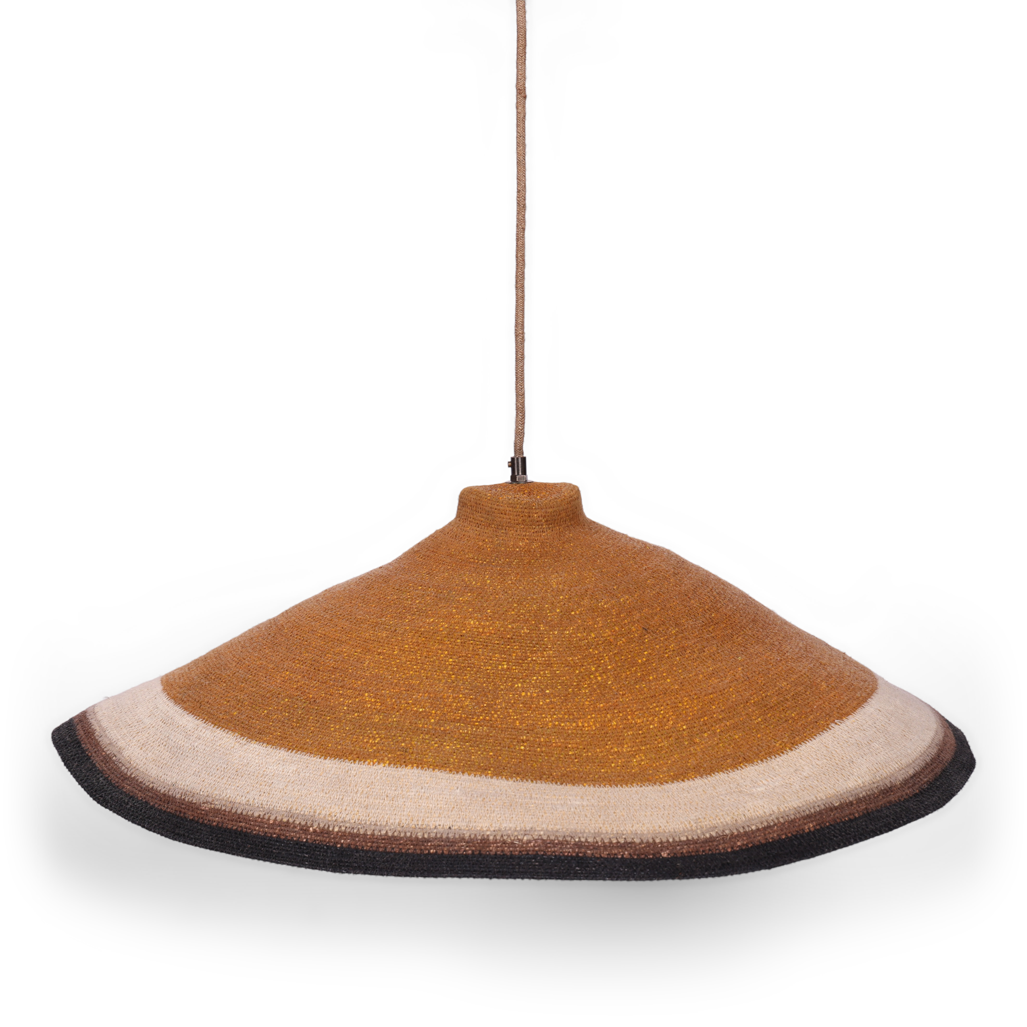 Hanglamp Nela khaki seagrass