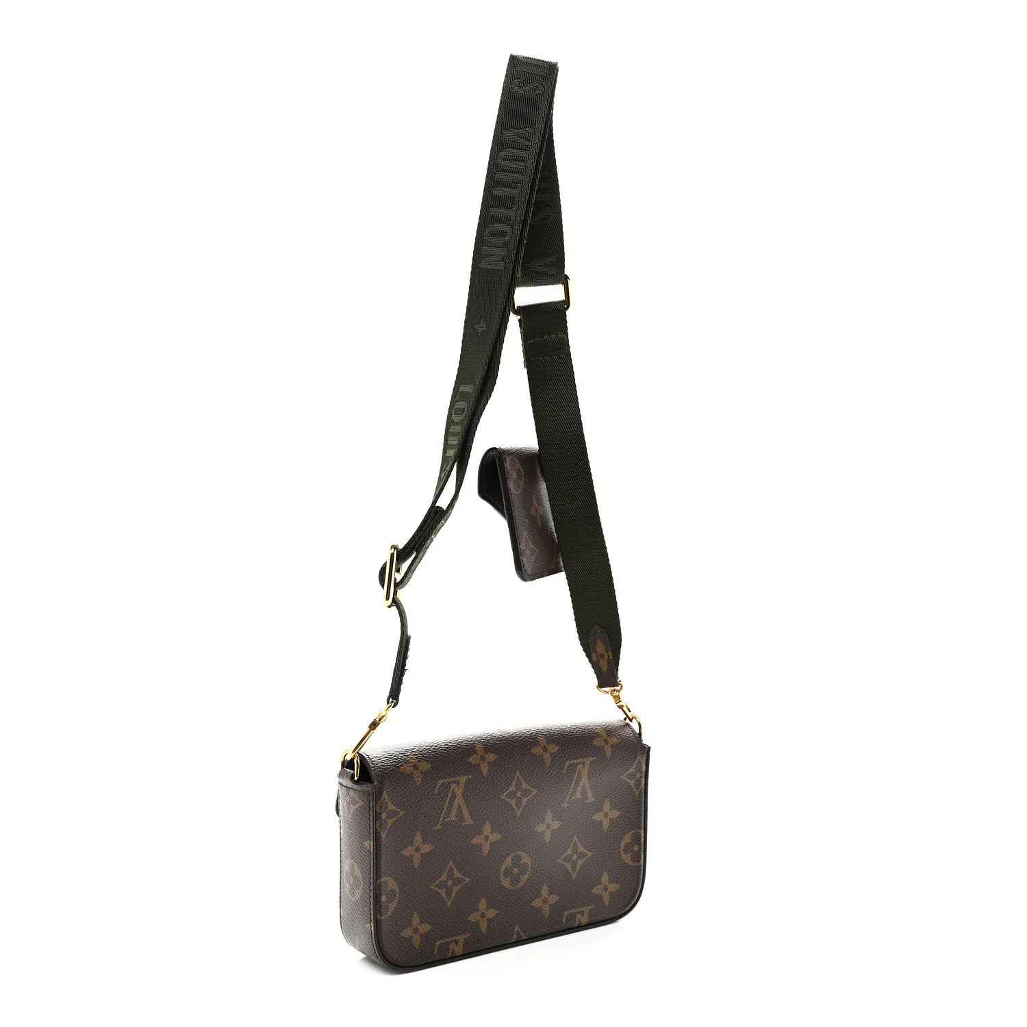 Monogram Felicie Strap & Go Kaki - Top Club