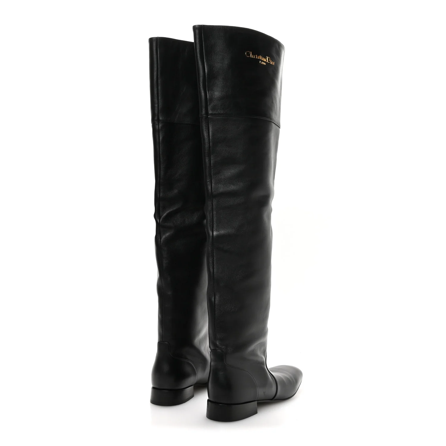 Calfskin D-Town Boots 37.5 Black - Top Club