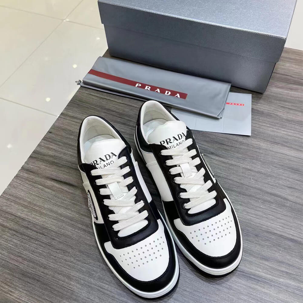 Prada Downtown nappa leather sneakers - Top Club