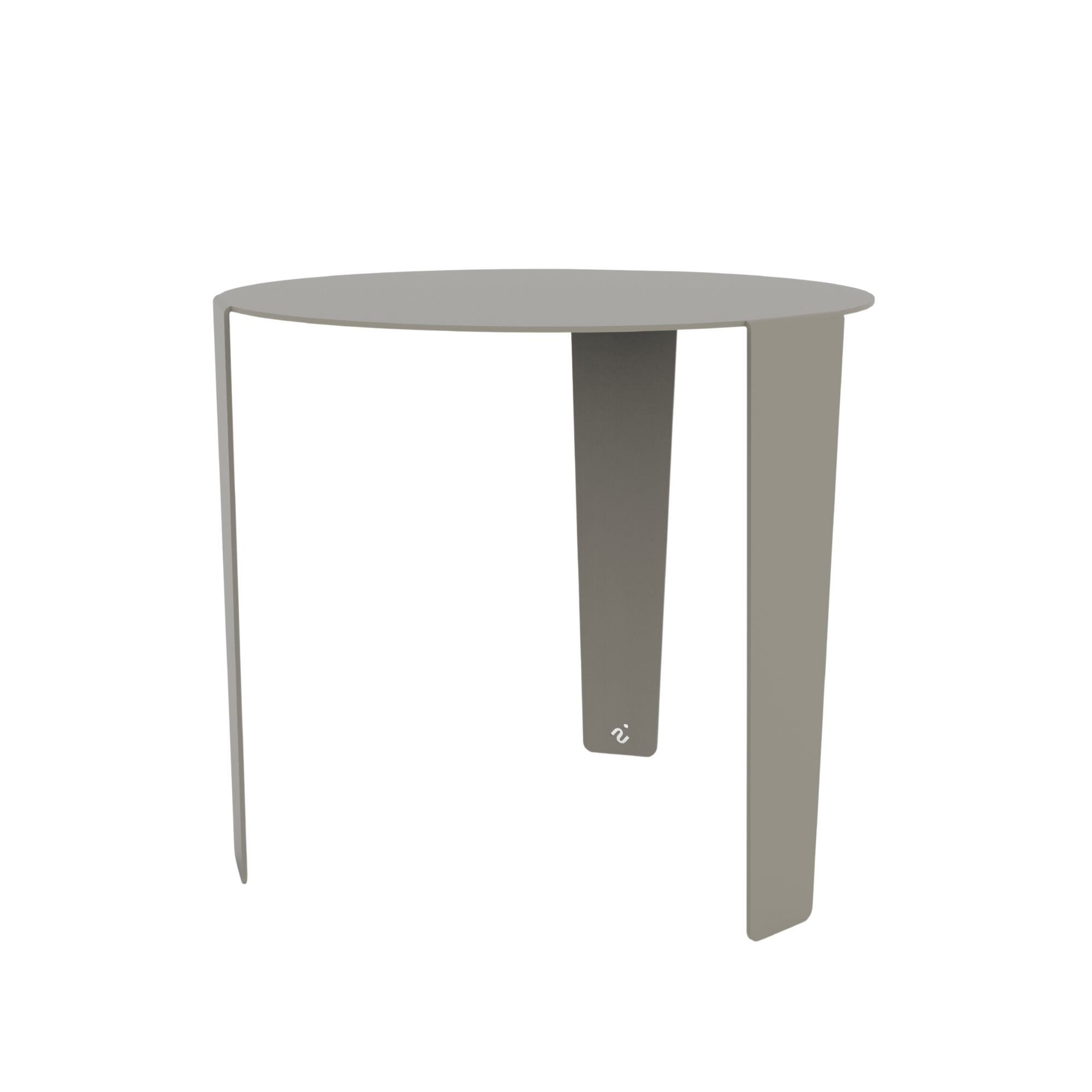 Bijzettafel Cascado 50x45 cm grijs
