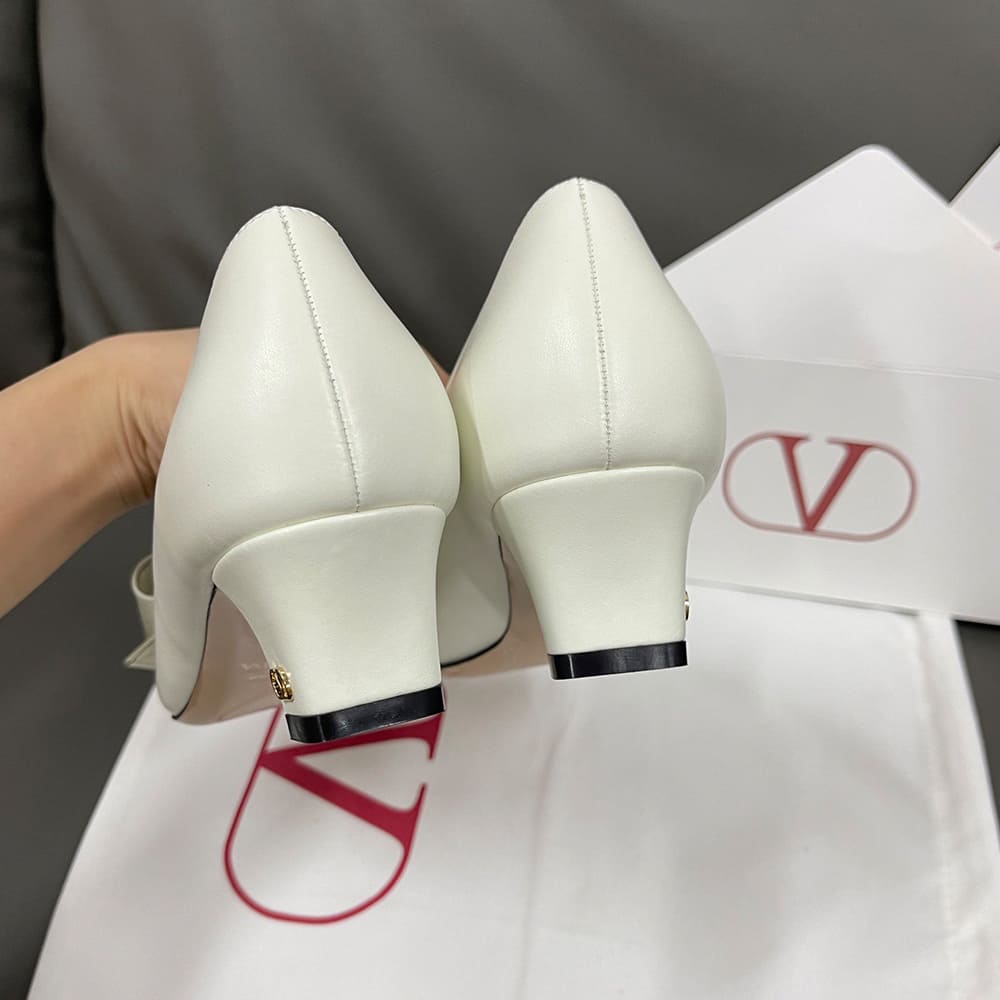 VALENTINO BOWOW sheepskin high heels (heel height 4.5 cm) - Top Club