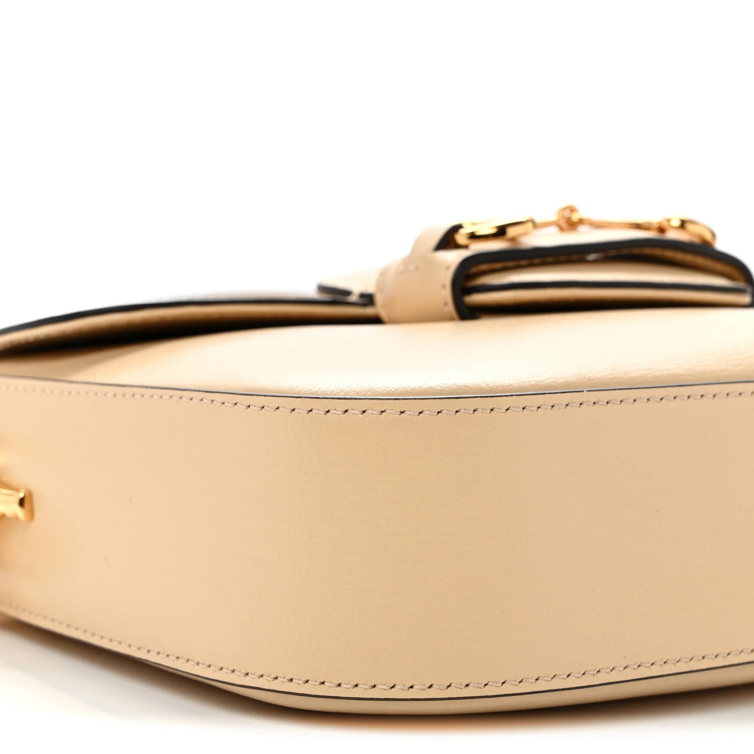 Azalea Calfskin Web Mini Horsebit 1955 Shoulder Bag Bubble Tea - Top Club