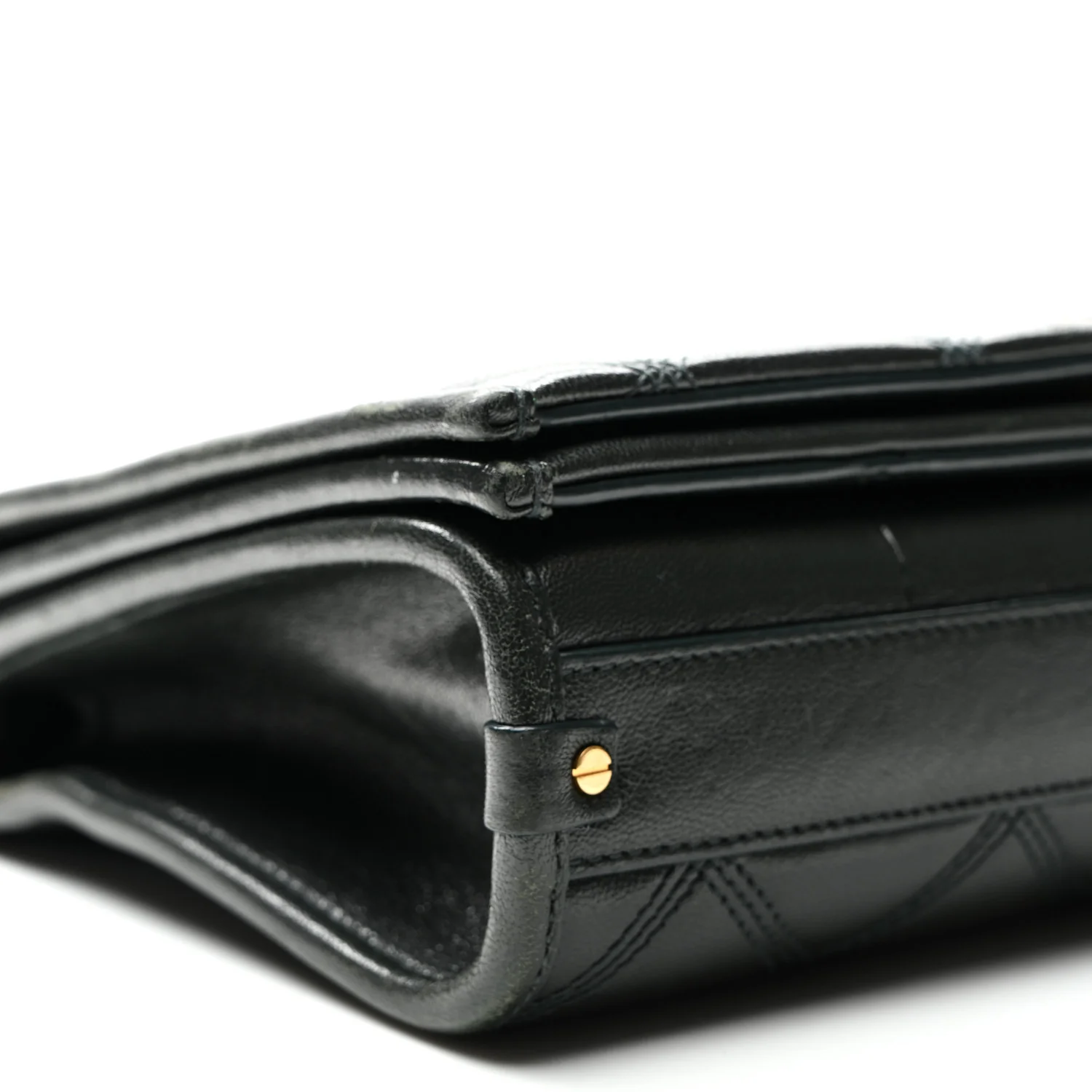 Lambskin Quilted Mini Becky Chain Bag Vert Fonce - Top Club