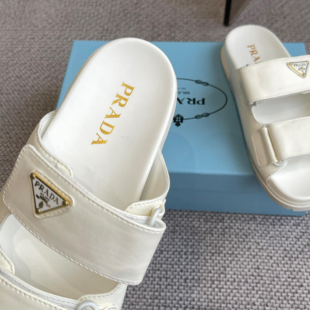PRADA Nappa leather slides - Top Club