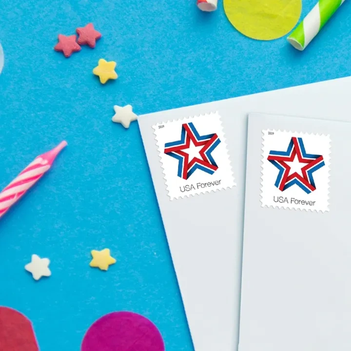 (2019) USPS Star Ribbon Forever Stamps