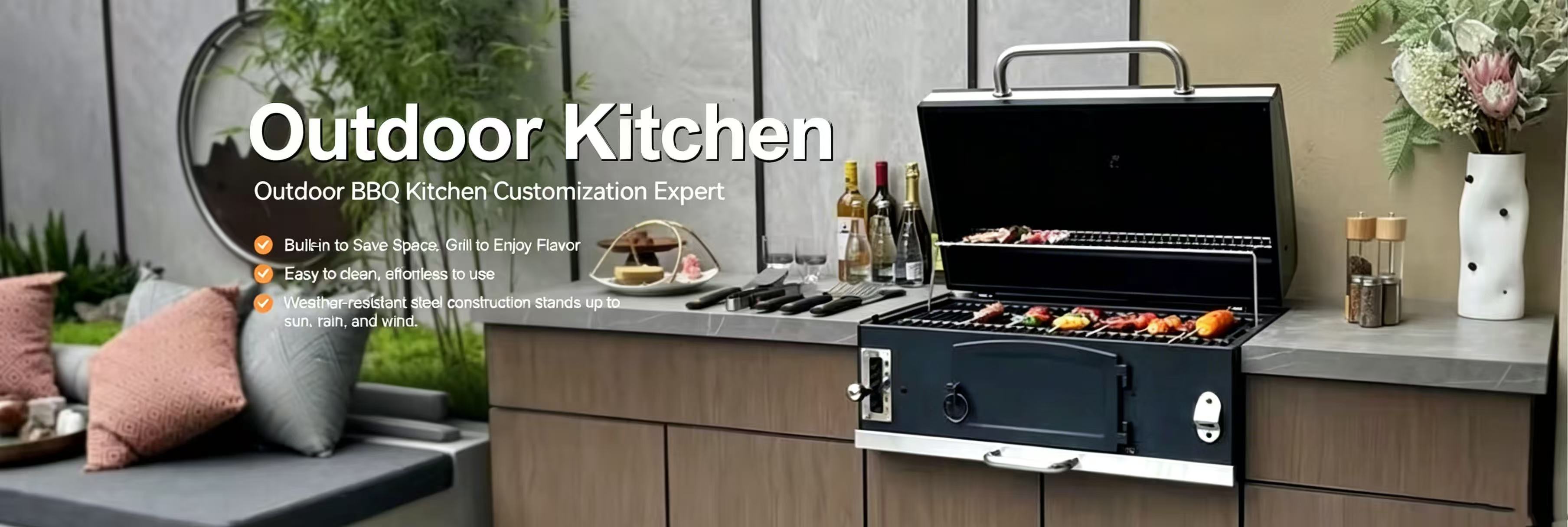 Hero banner - Commercial BBQ & Outdoor Kitchen