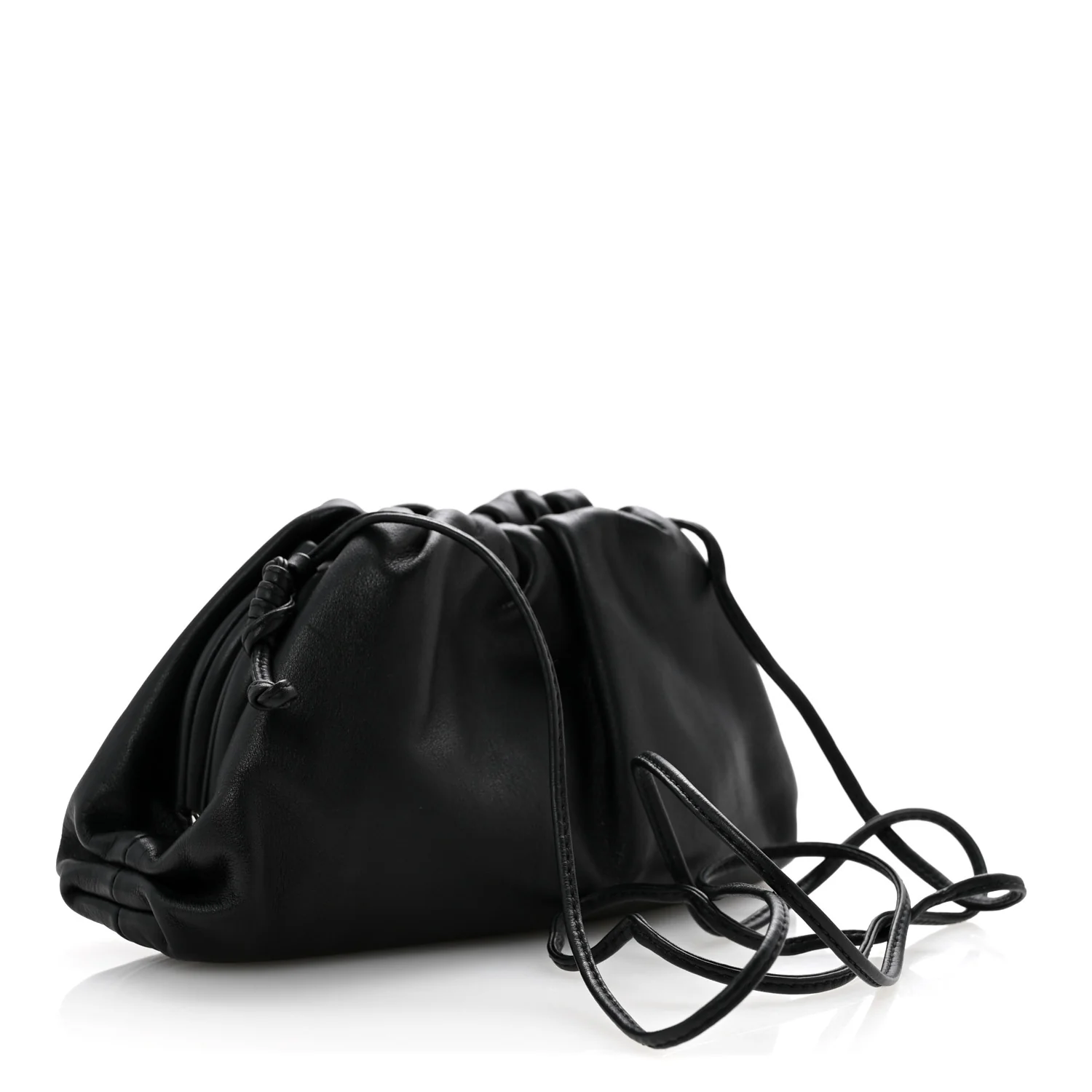 Butter Calfskin The Mini Pouch Black - Top Club
