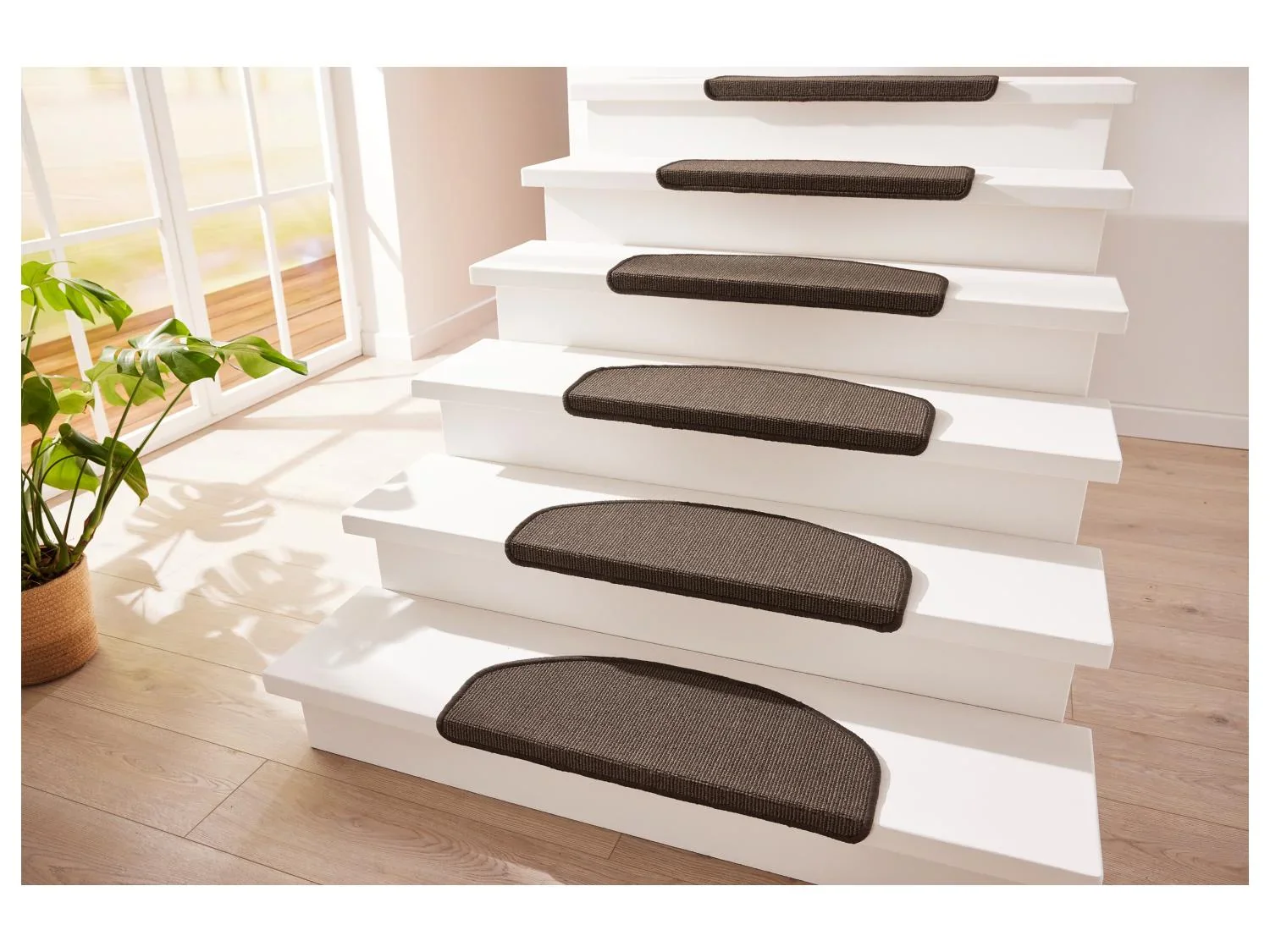 LIVARNO home Lot de 15 tapis de marches descalier Premium