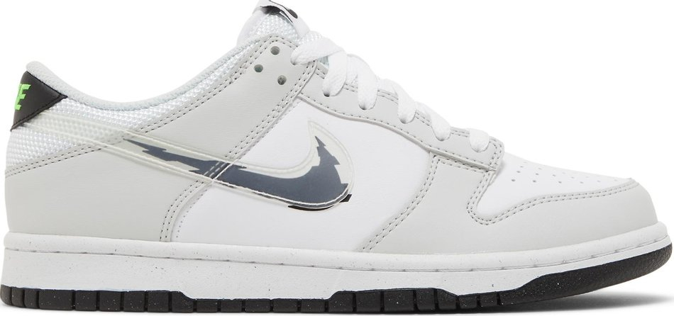 Dunk Low GS  Glitch Swoosh  DV3033-001 - Sneaker Replica Workshop