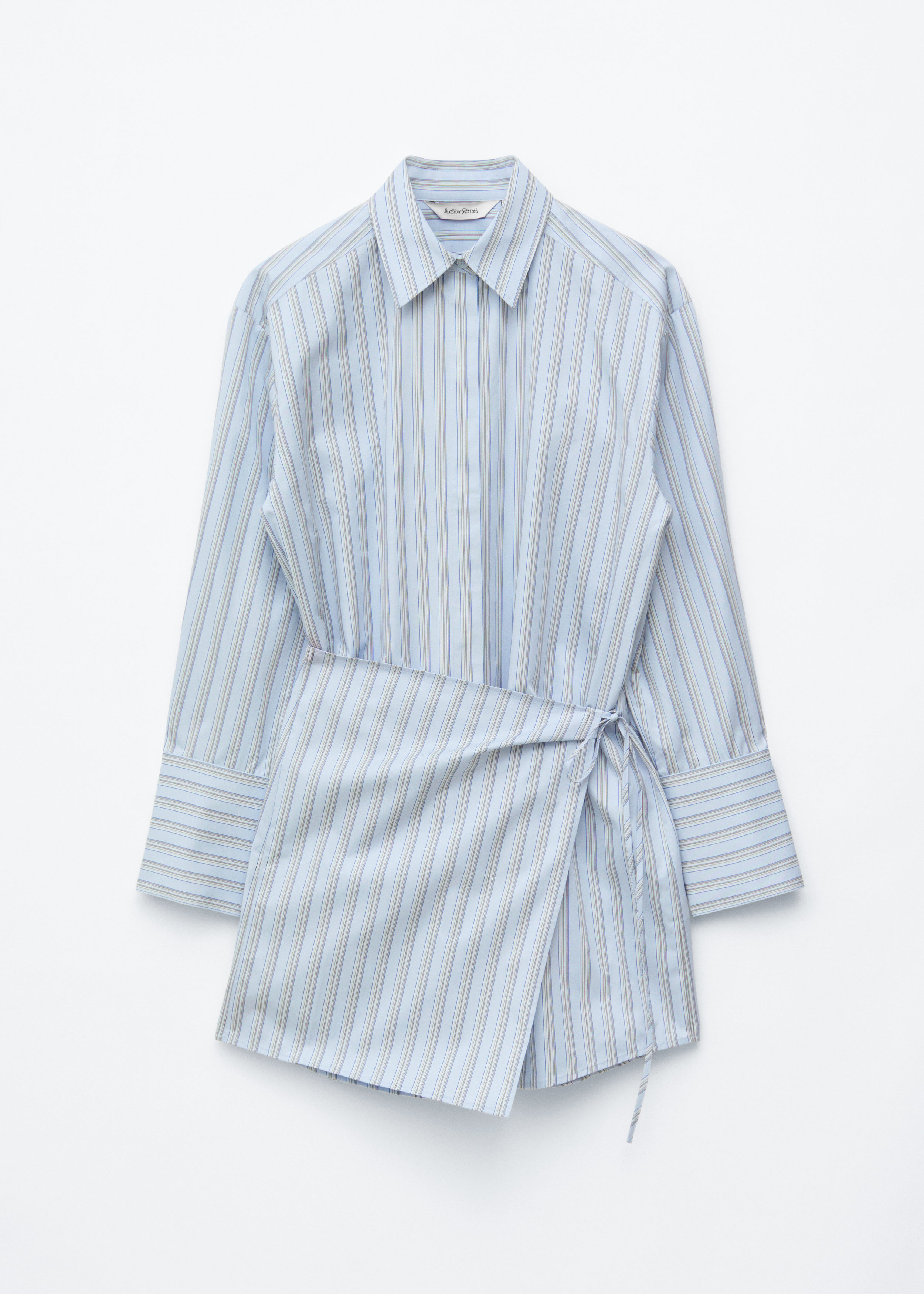 & Other Stories WRAP SHIRT MINI DRESS