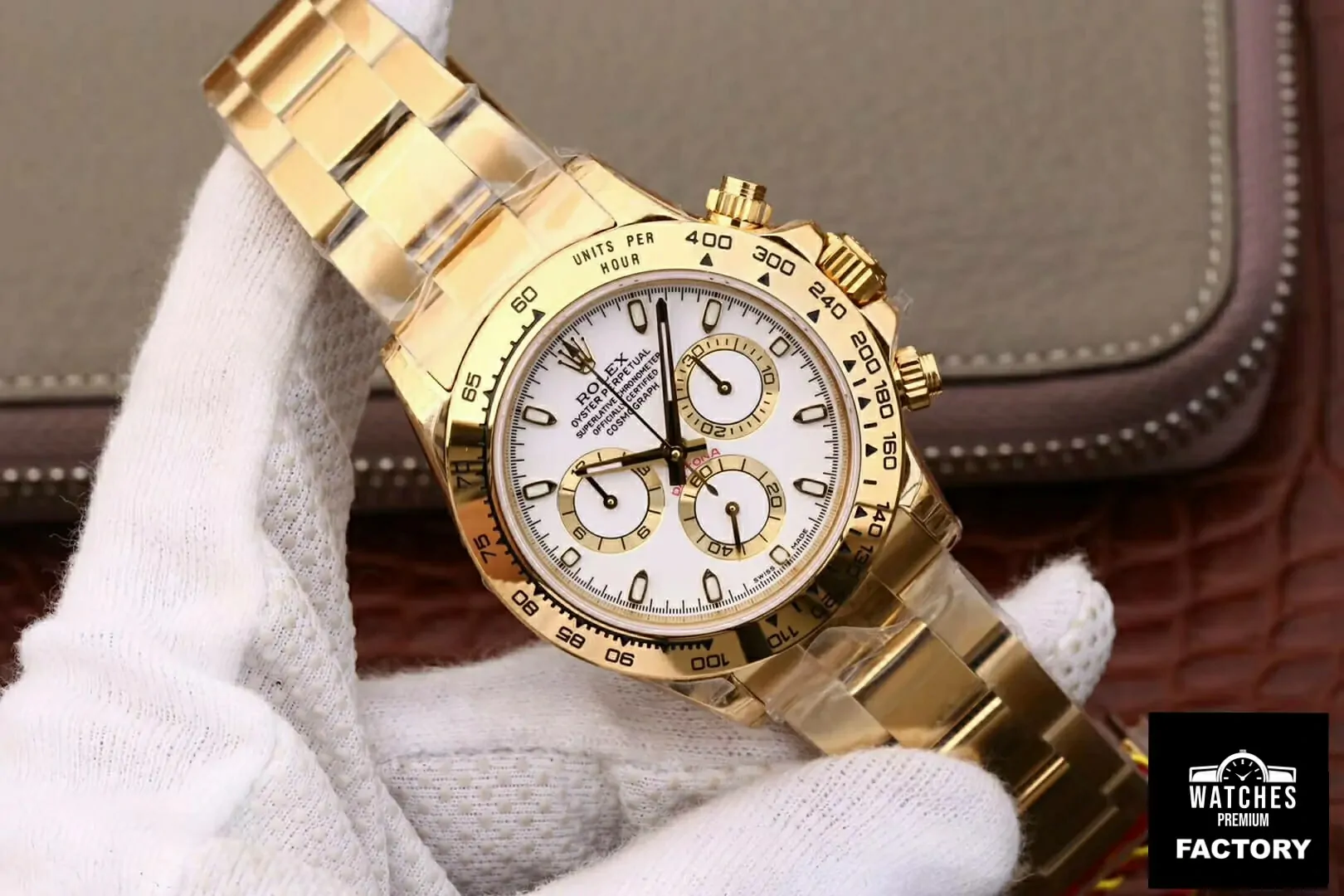 Rolex Daytona Cosmograph M116508-0001 JH Factory Gold Case