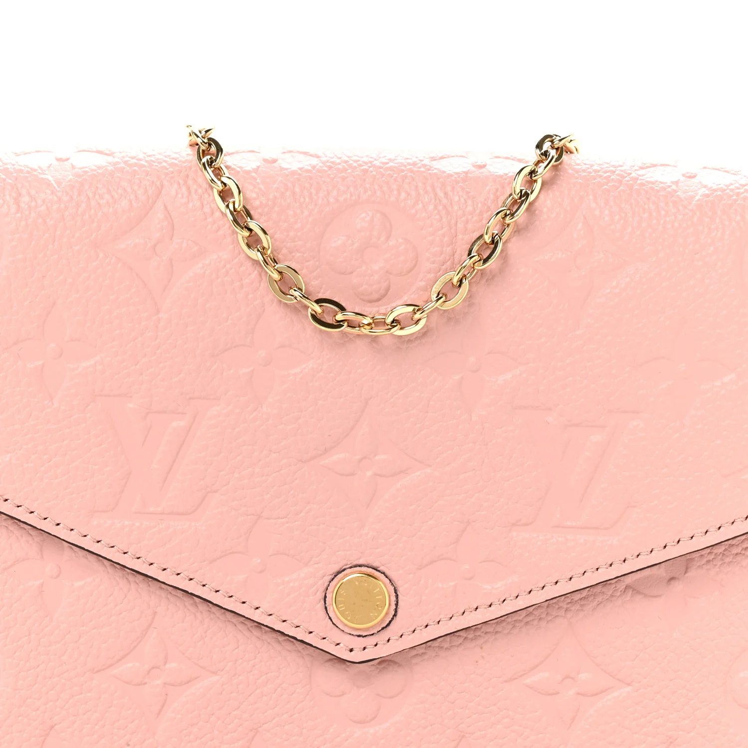 Empreinte Pochette Felicie Chain Wallet Rose Poudre - Top Club