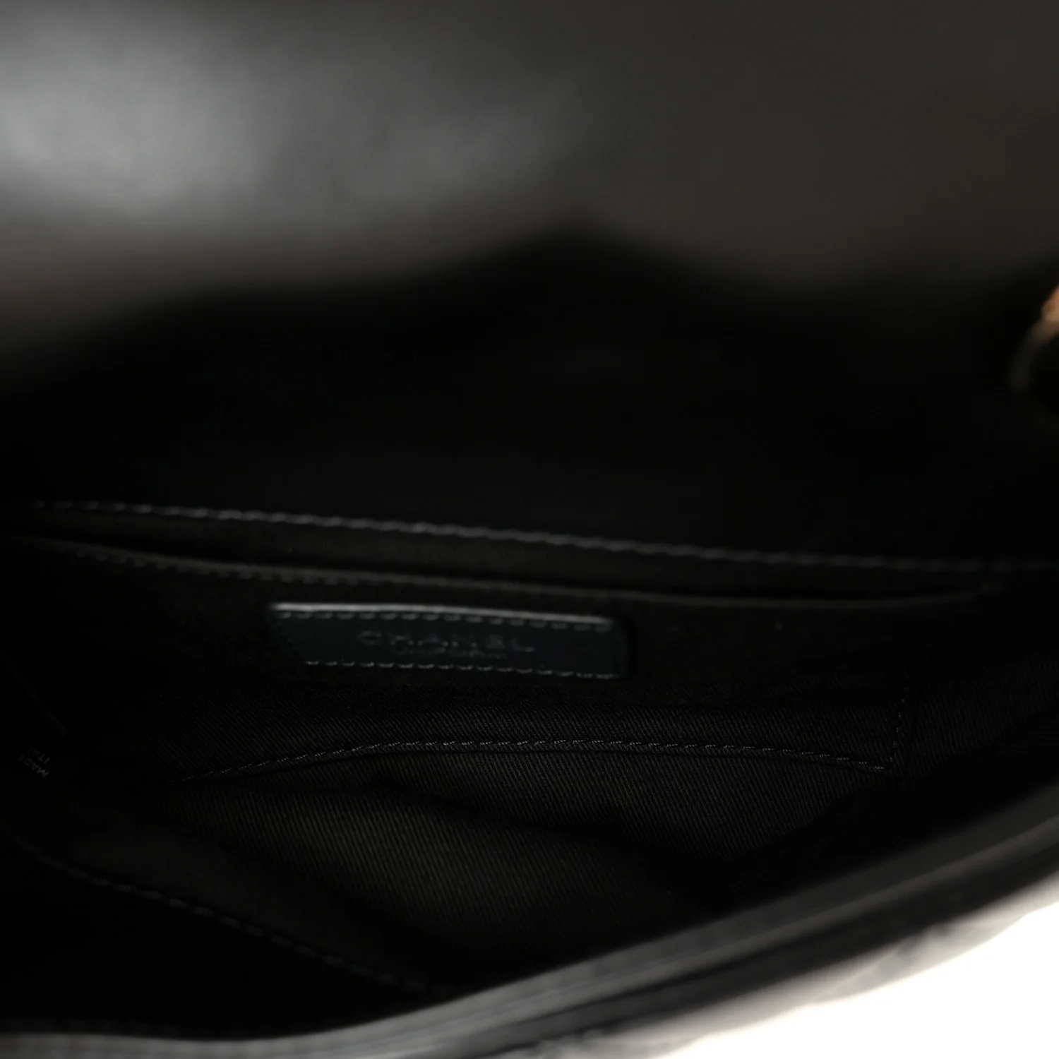 Calfskin Quilted CC Uniform Flap Belt Bag Black - Top Club
