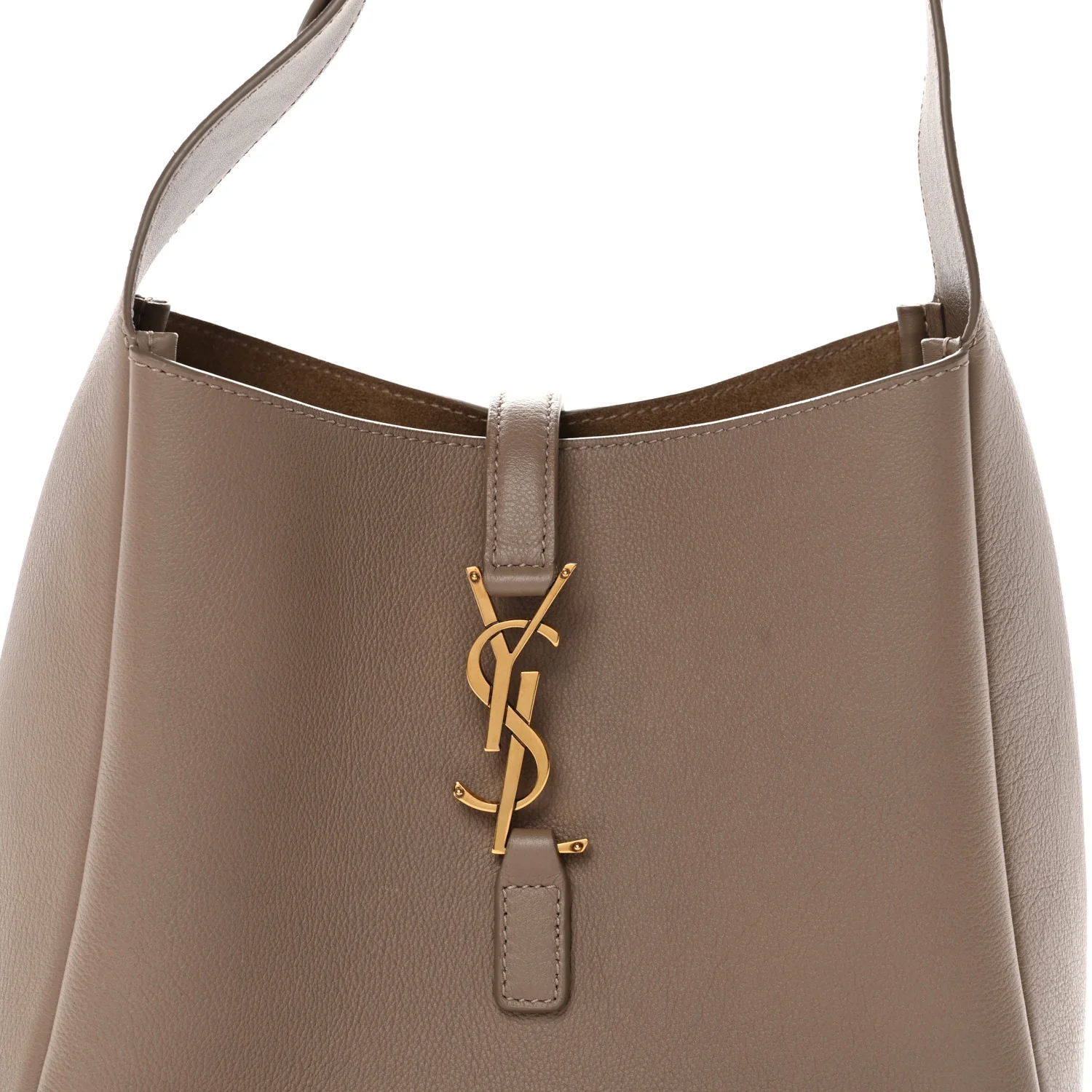 Grained Calfskin Small Le 5 A 7 Soft Hobo Dusty Grey - Top Club