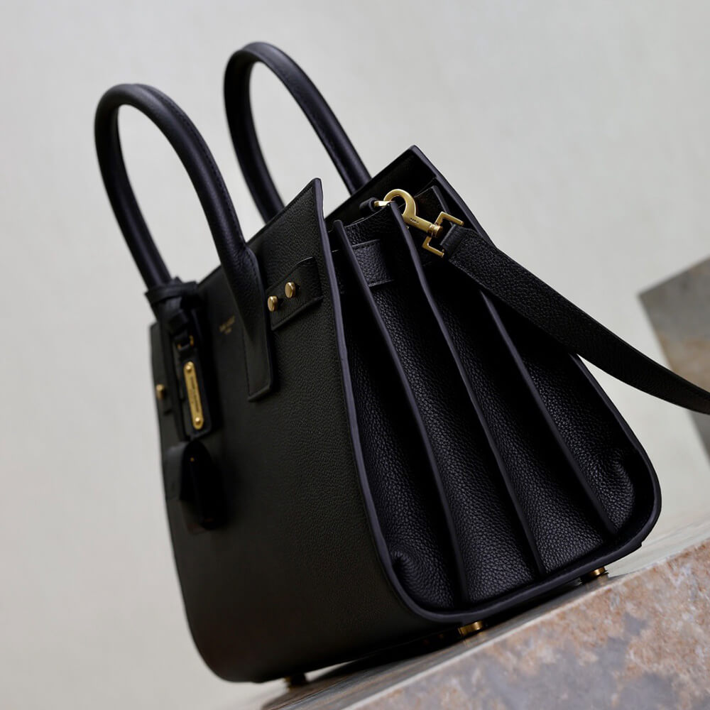 YSL SAC DE JOUR IN SUPPLE GRAINED LEATHER   SMALL(HIGH-END GRADE) - Top Club