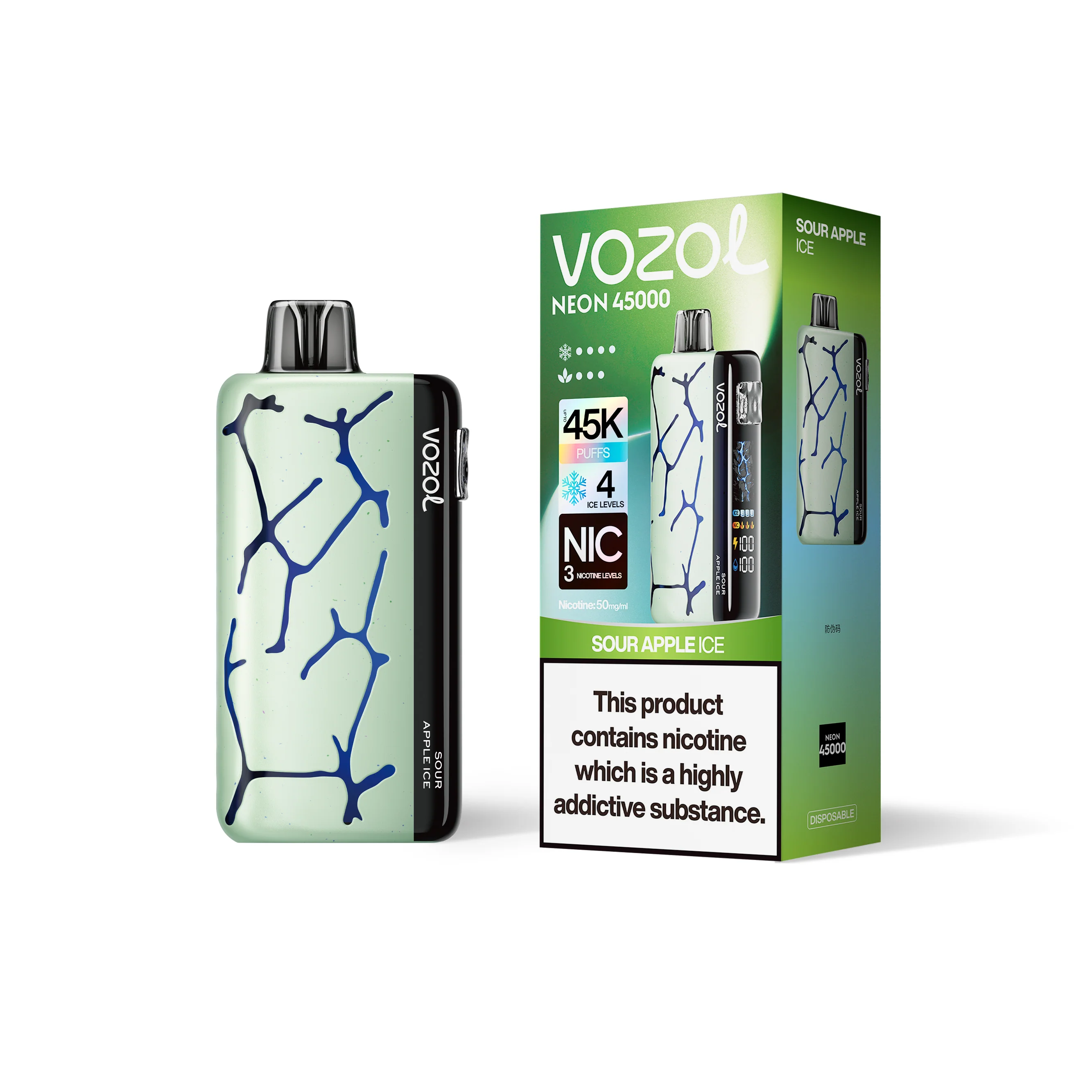 VOZOL NEON 45K Disposable Vape (All Flavours)