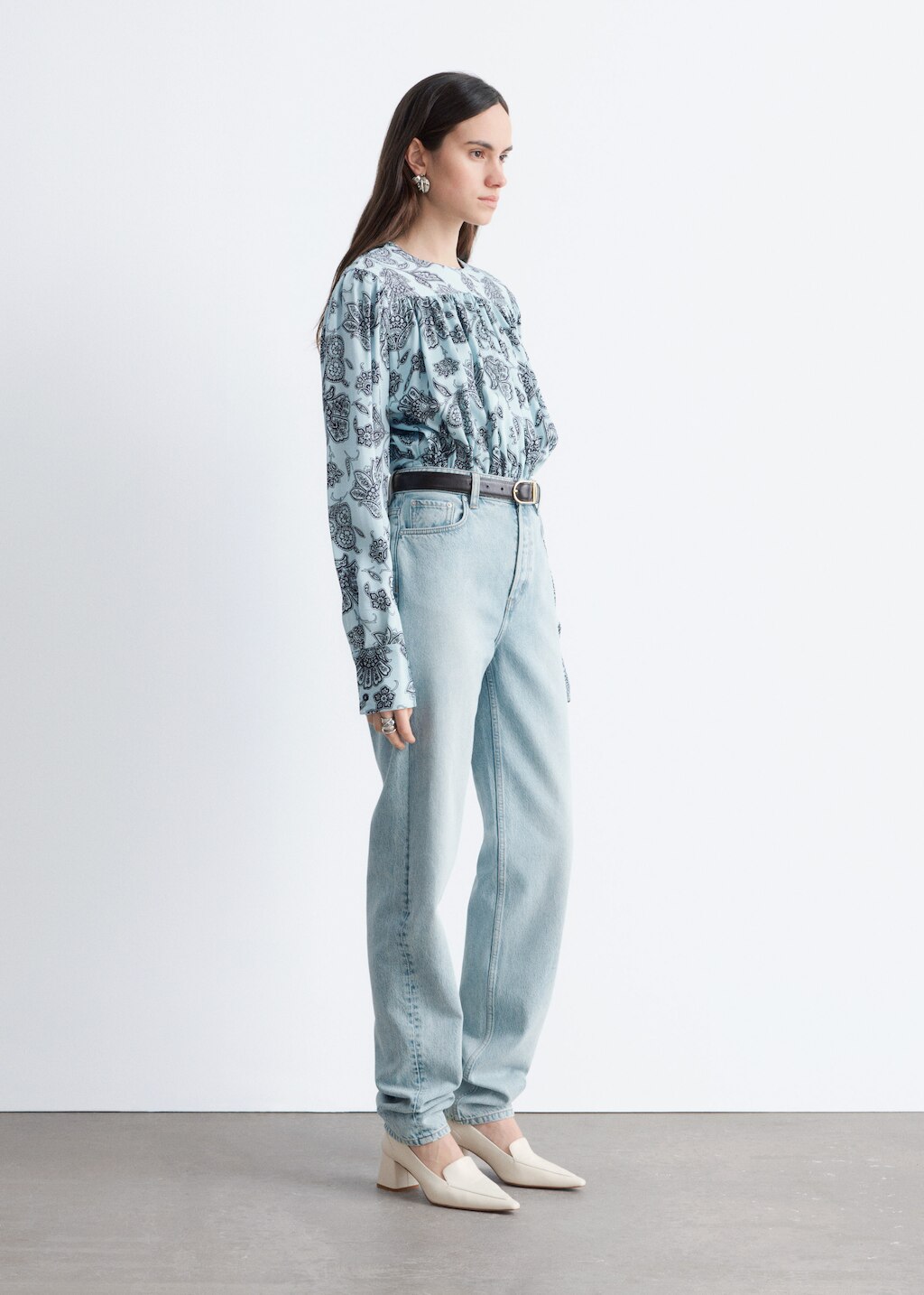 & Other Stories GATHERED BLOUSE