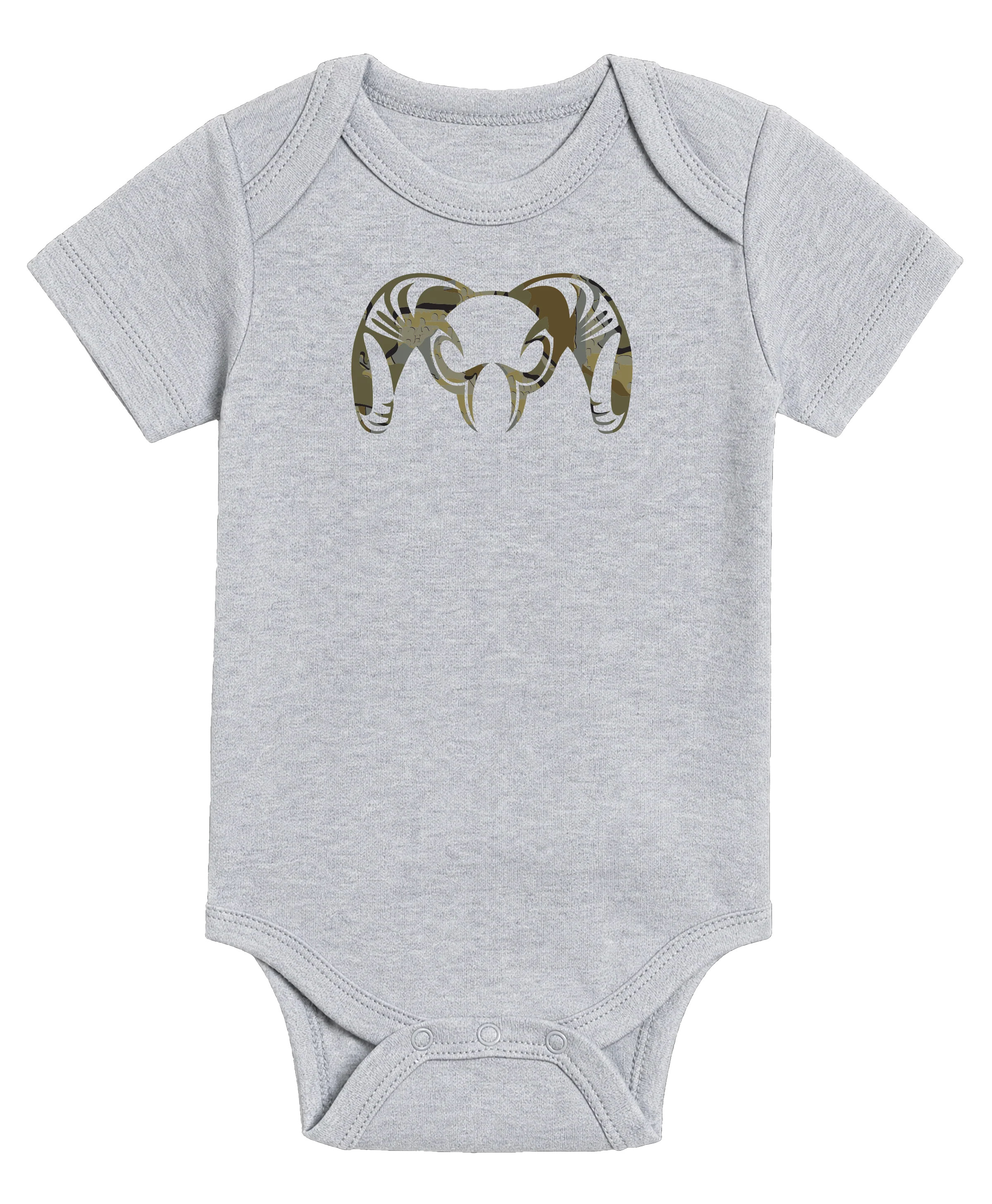 KUIU Valo Ram Baby One-Piece | Heather Grey