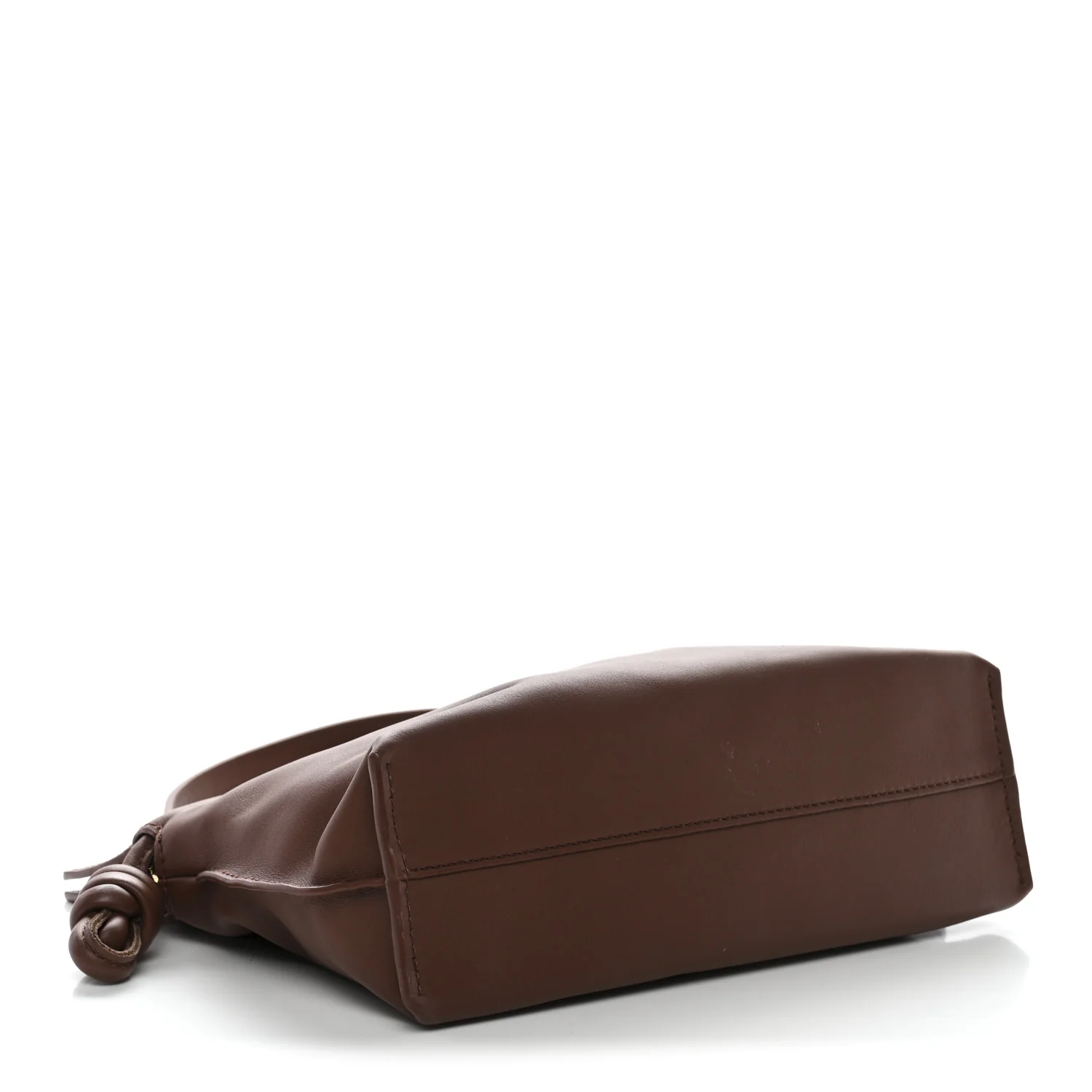 X SUNA FUJITA Nappa Flamenco Knot Clutch Havana - Top Club