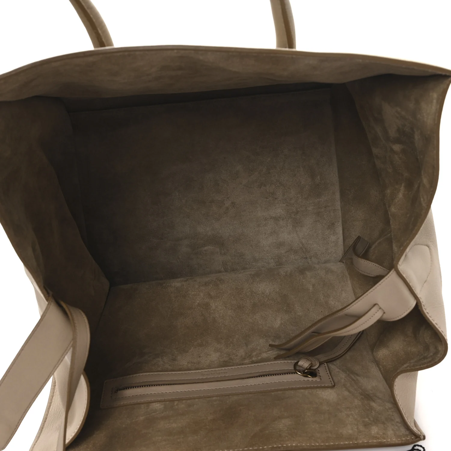 Supple Calfskin Large Phantom Luggage Dune - Top Club