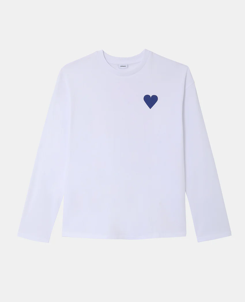 Pimkie T-shirt oversize manches longues avec print