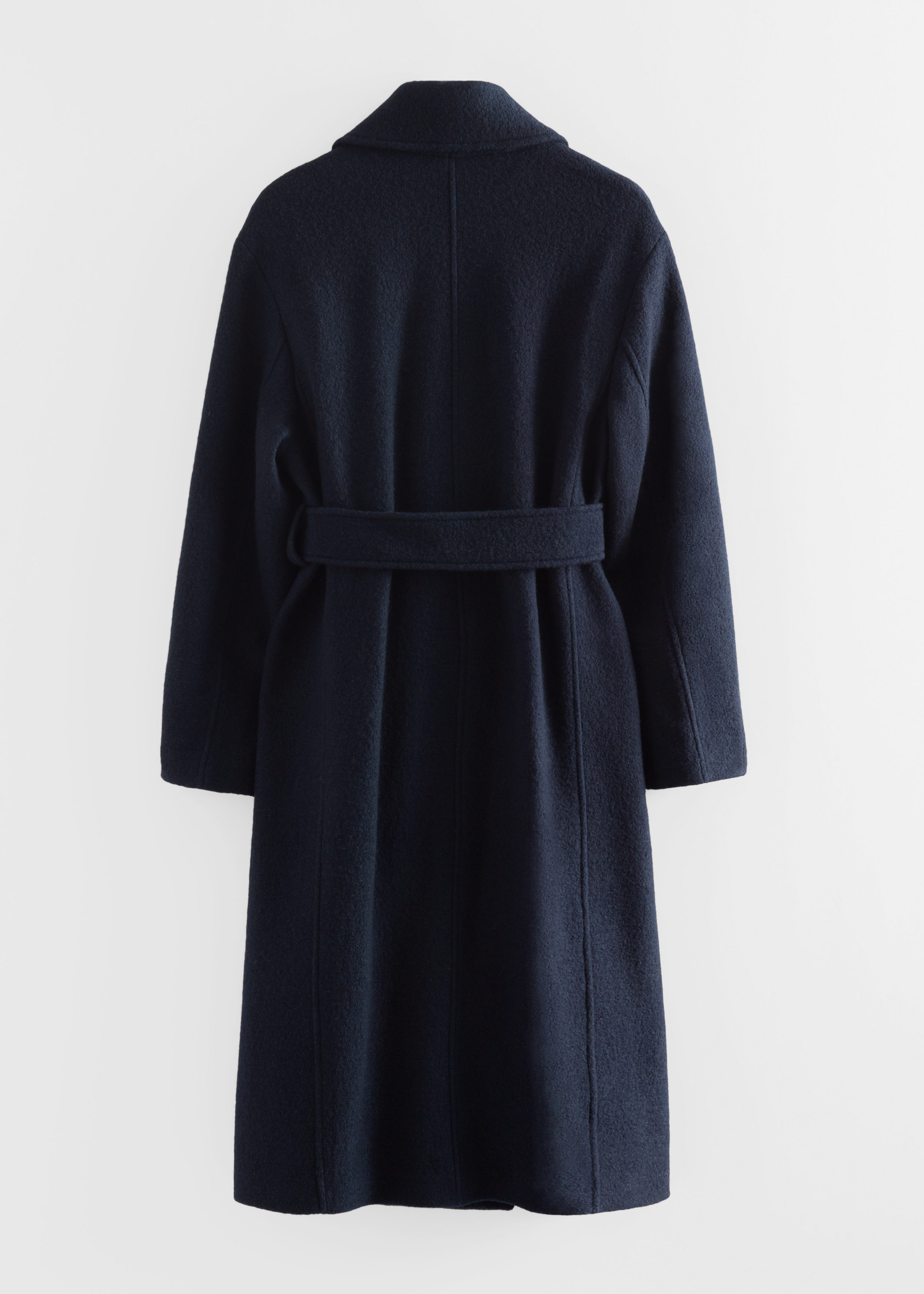 & Other Stories VOLUMINOUS BELTED WOOL COAT