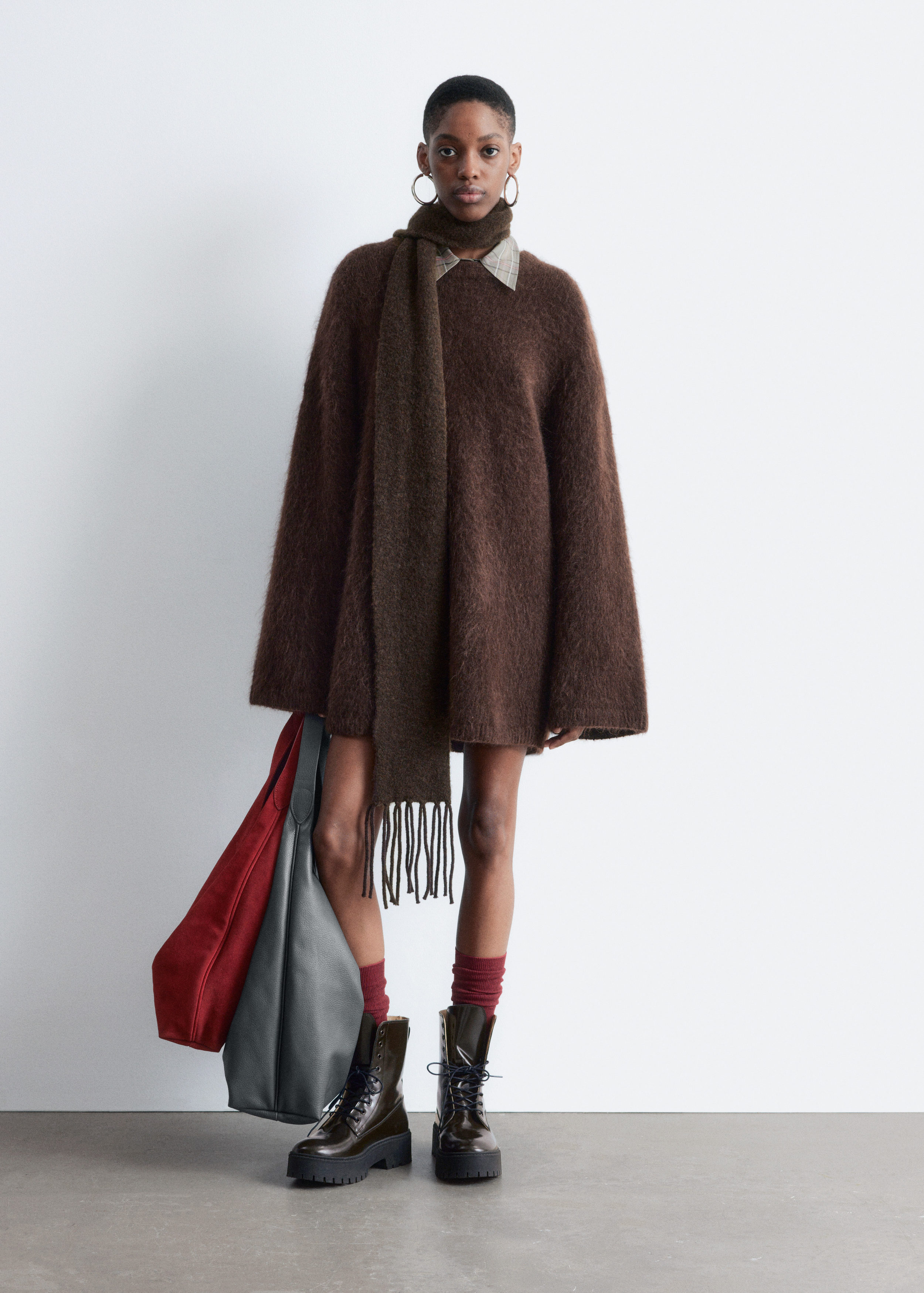 & Other Stories OVERSIZED MOHAIR-BLEND SWEATER