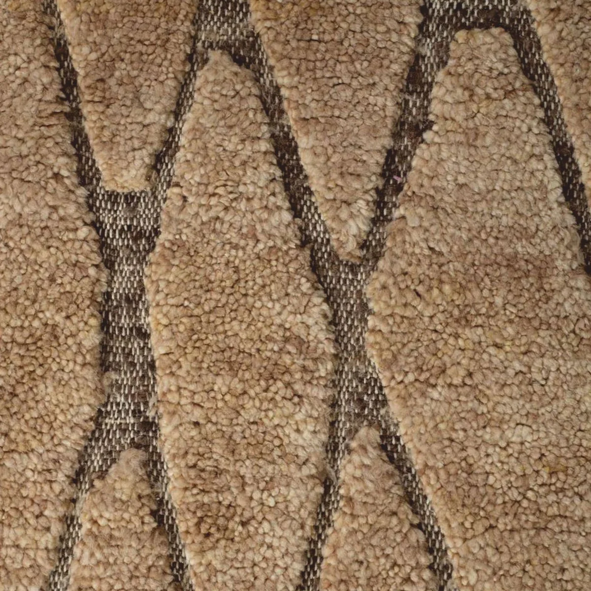 Luxury living room rug beige / brown - various sizes