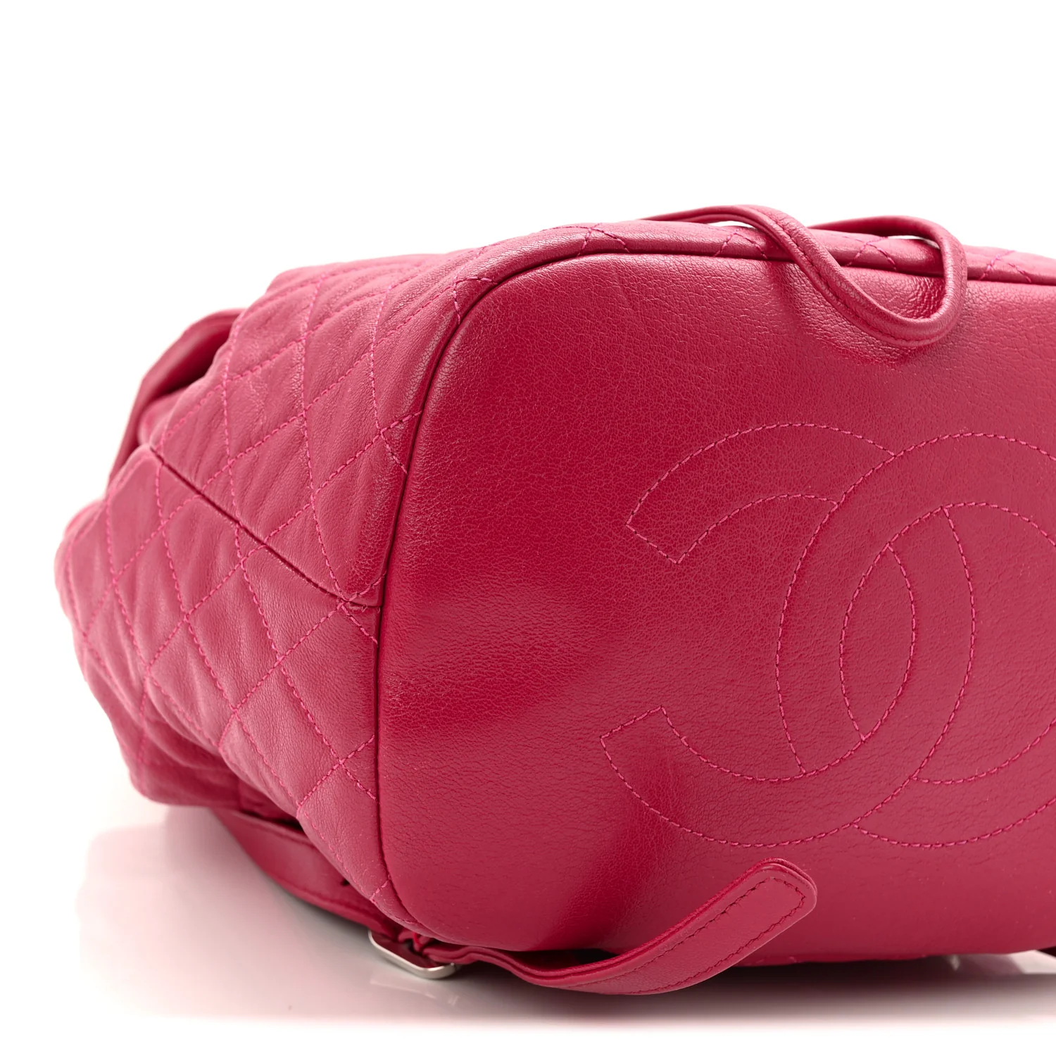 Calfskin Quilted Small Urban Spirit Backpack Dark Pink - Top Club