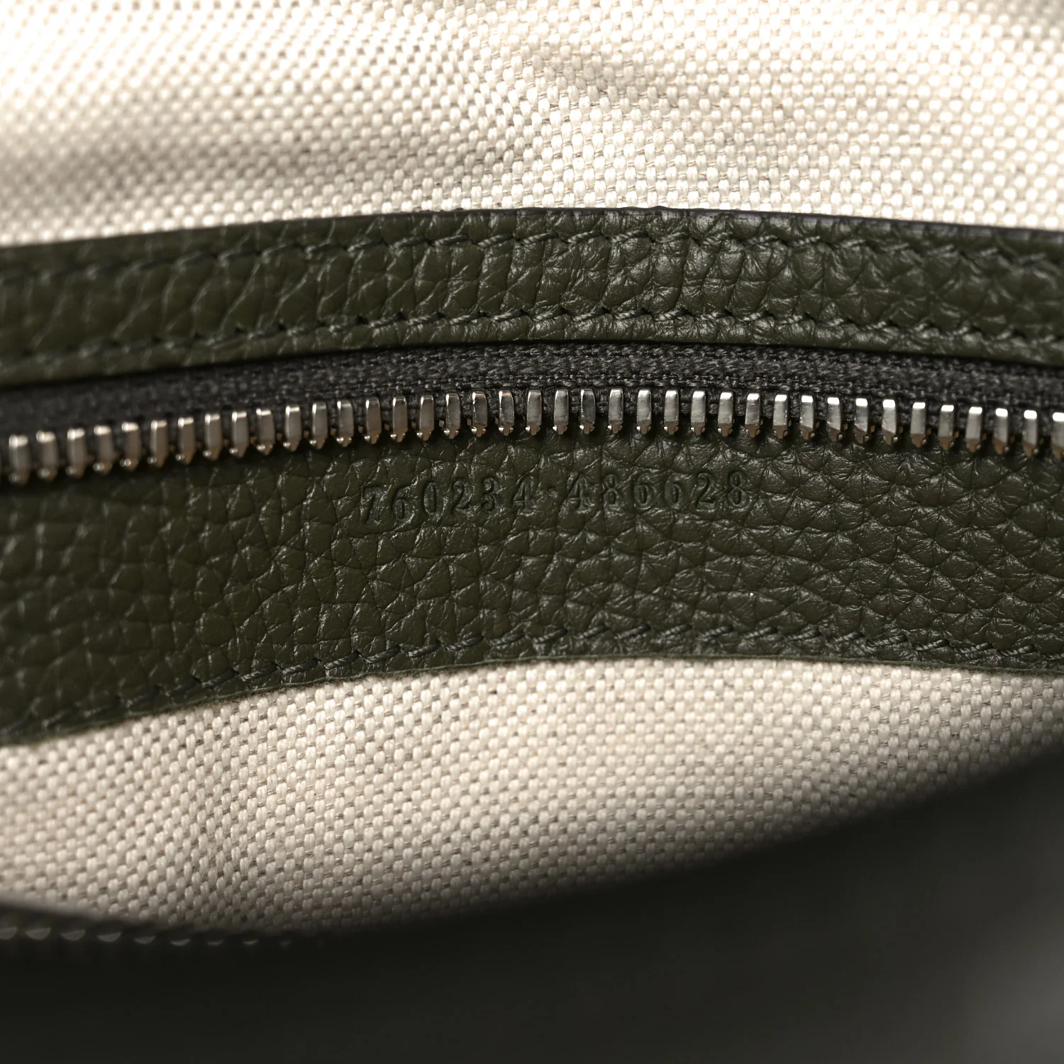 Piuma Calfskin Jumbo GG Embossed Double Buckle Medium Messenger Bag Dark Vintage Olive - Top Club