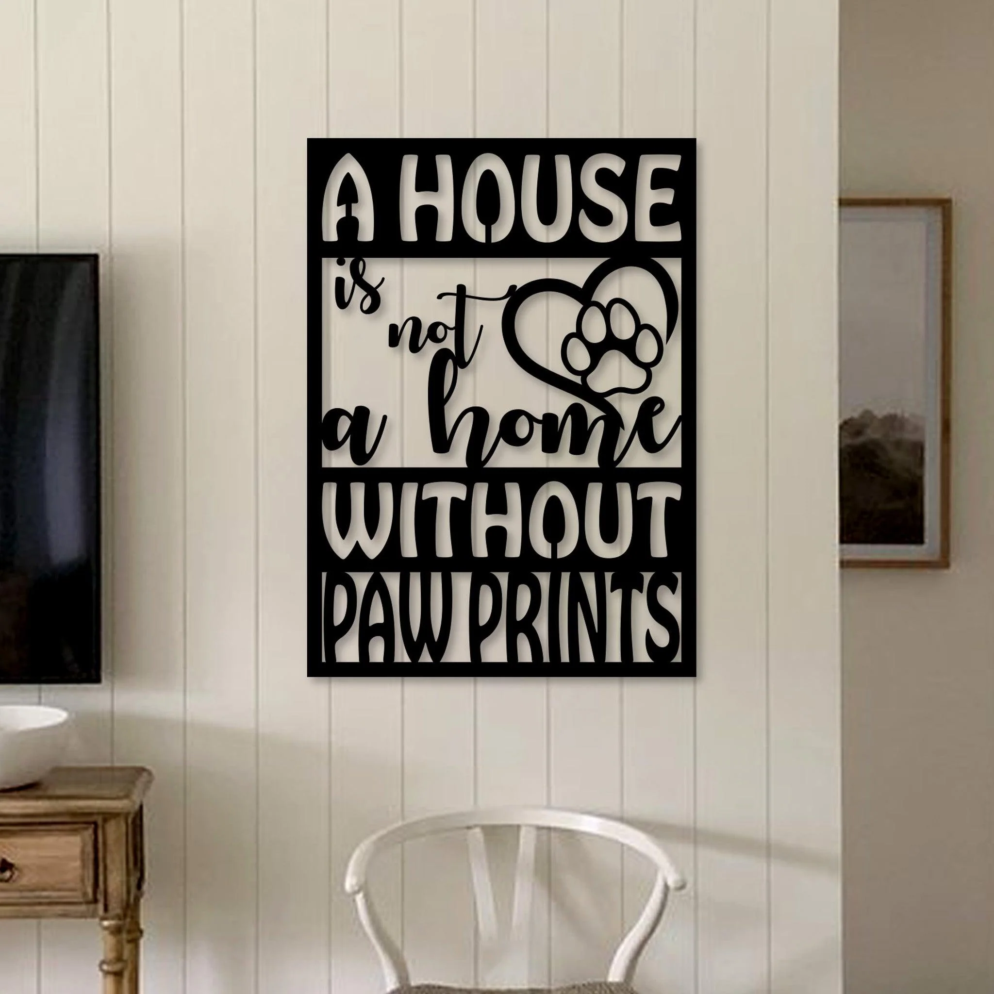 A House Is Not A Home Wall Art - Alvarez Pro Painting LLC